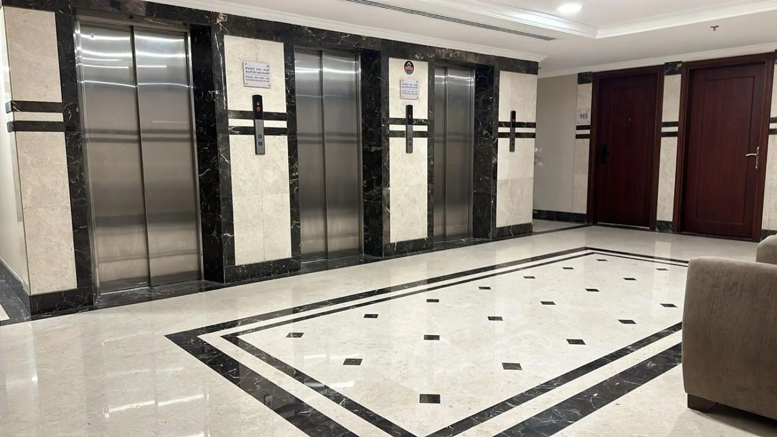 elevator in Emaar Taiba Hotel