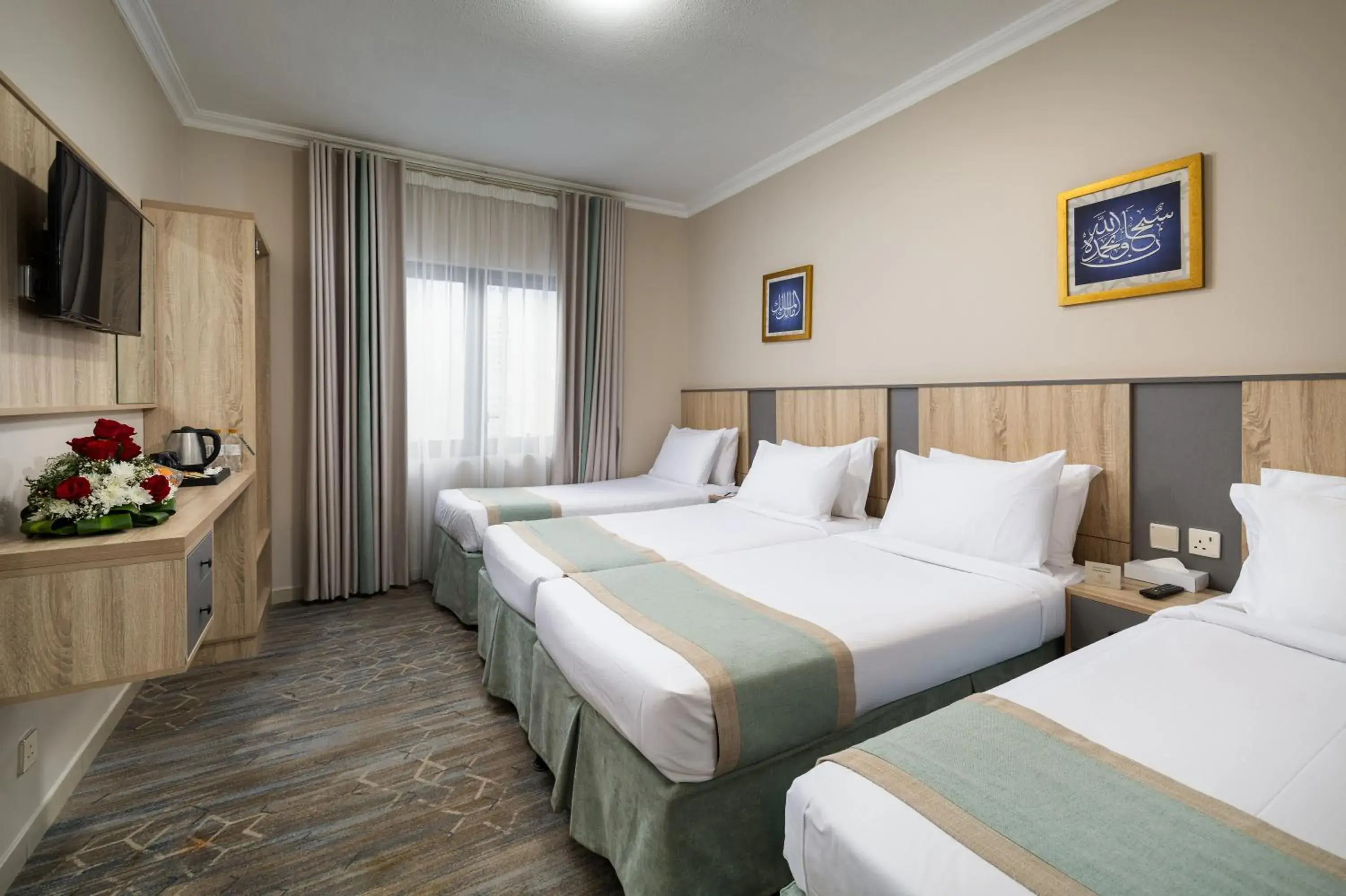 Bed in Emaar Taiba Hotel Bed in Emaar Taiba Hotel