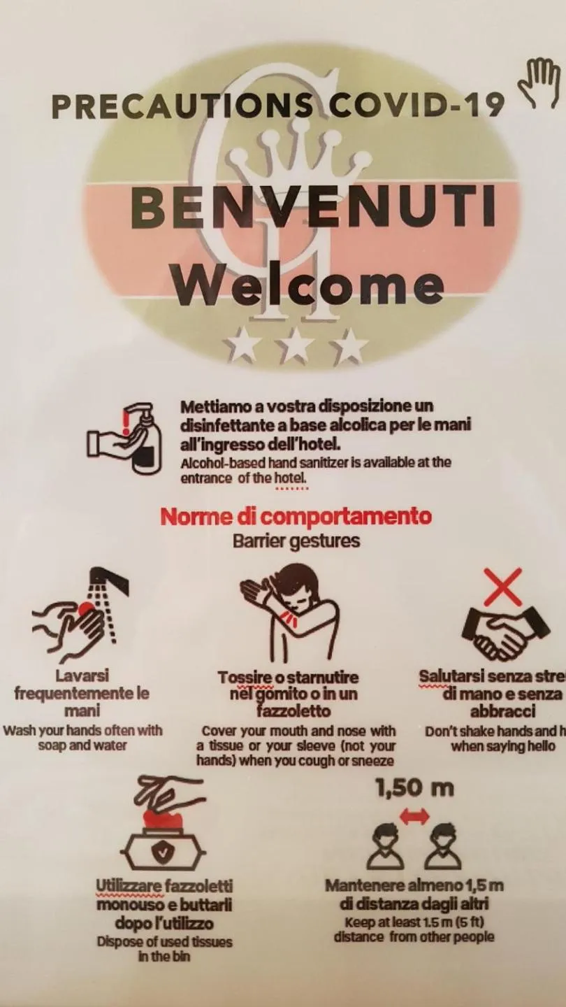 Logo/Certificate/Sign in Hotel Corona