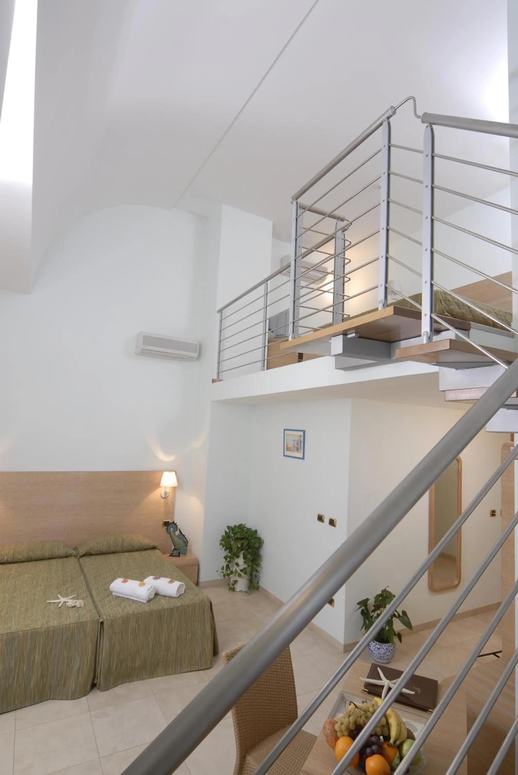 Bed in Hotel Villa Carolina