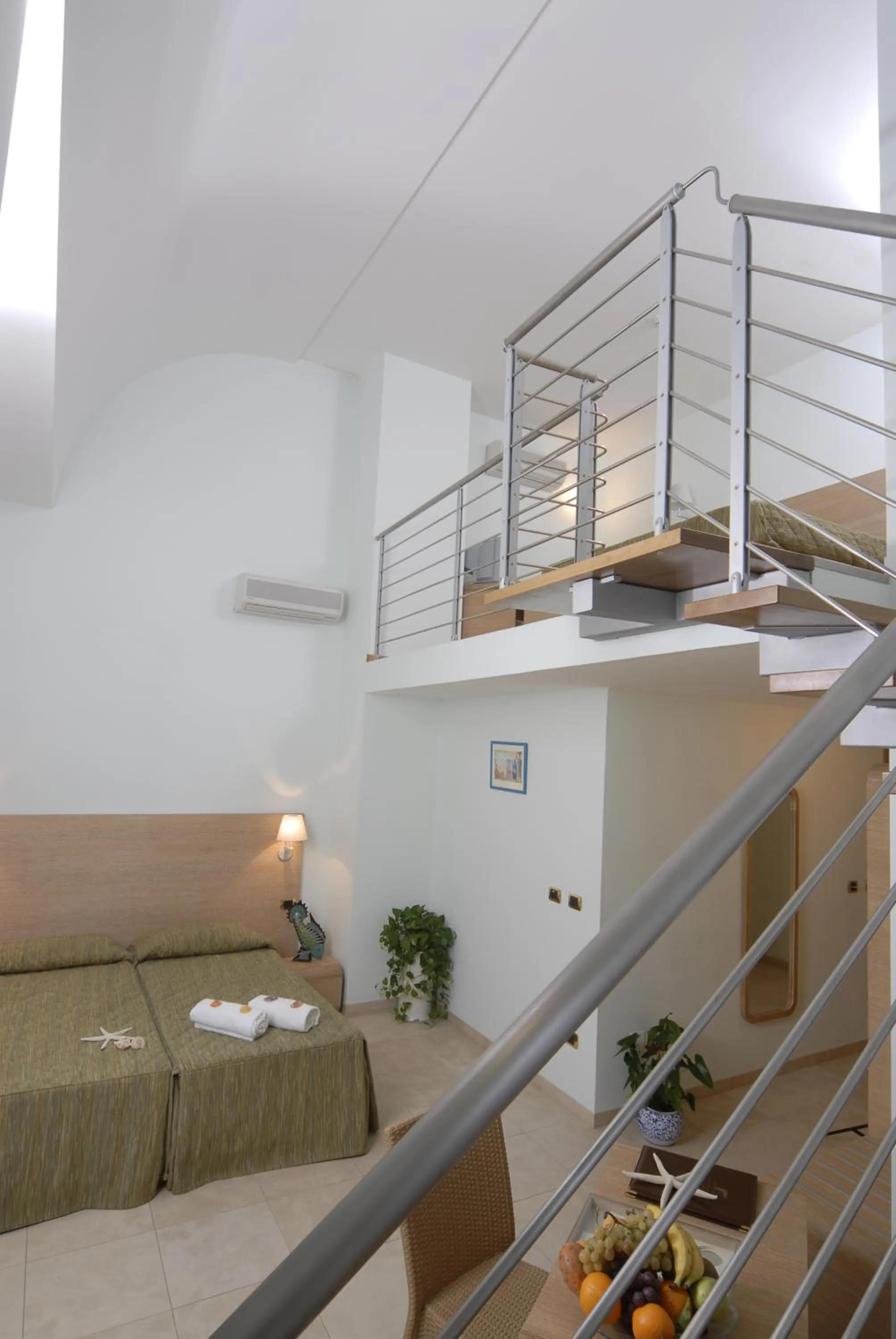 Bed in Hotel Villa Carolina