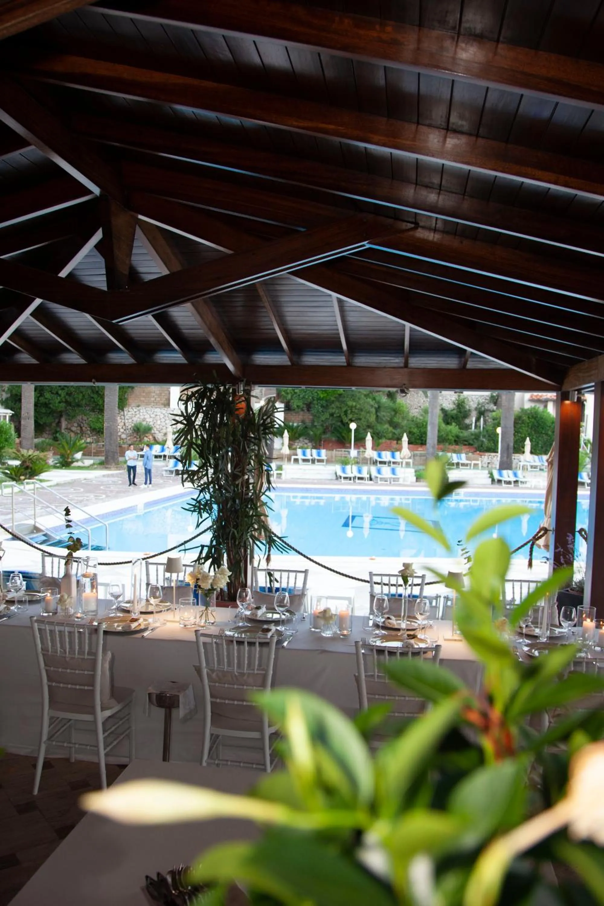 Pool view in Hotel Ristorante Maga Circe