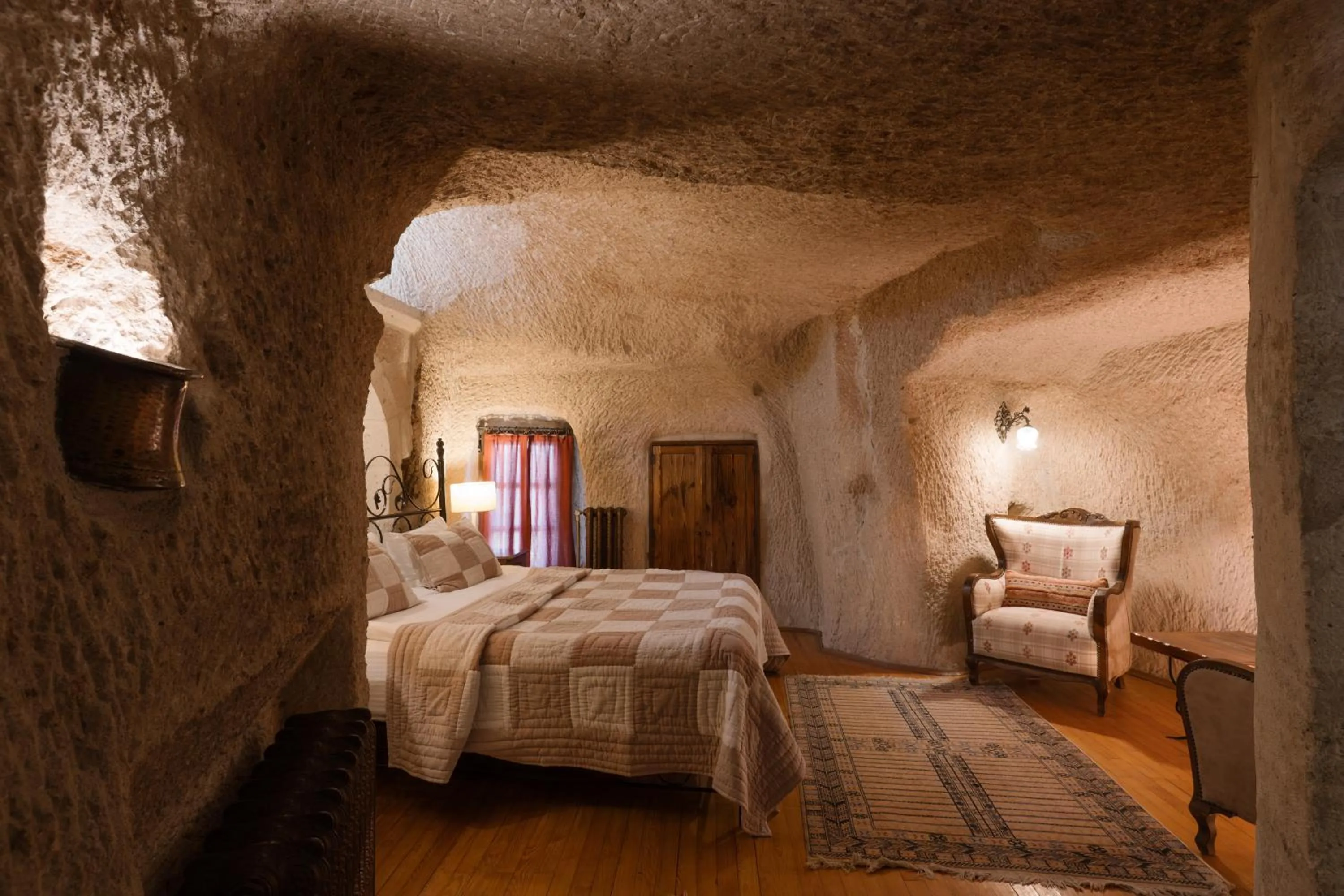 Bed in Cappadocia Cave Suites Adult Only