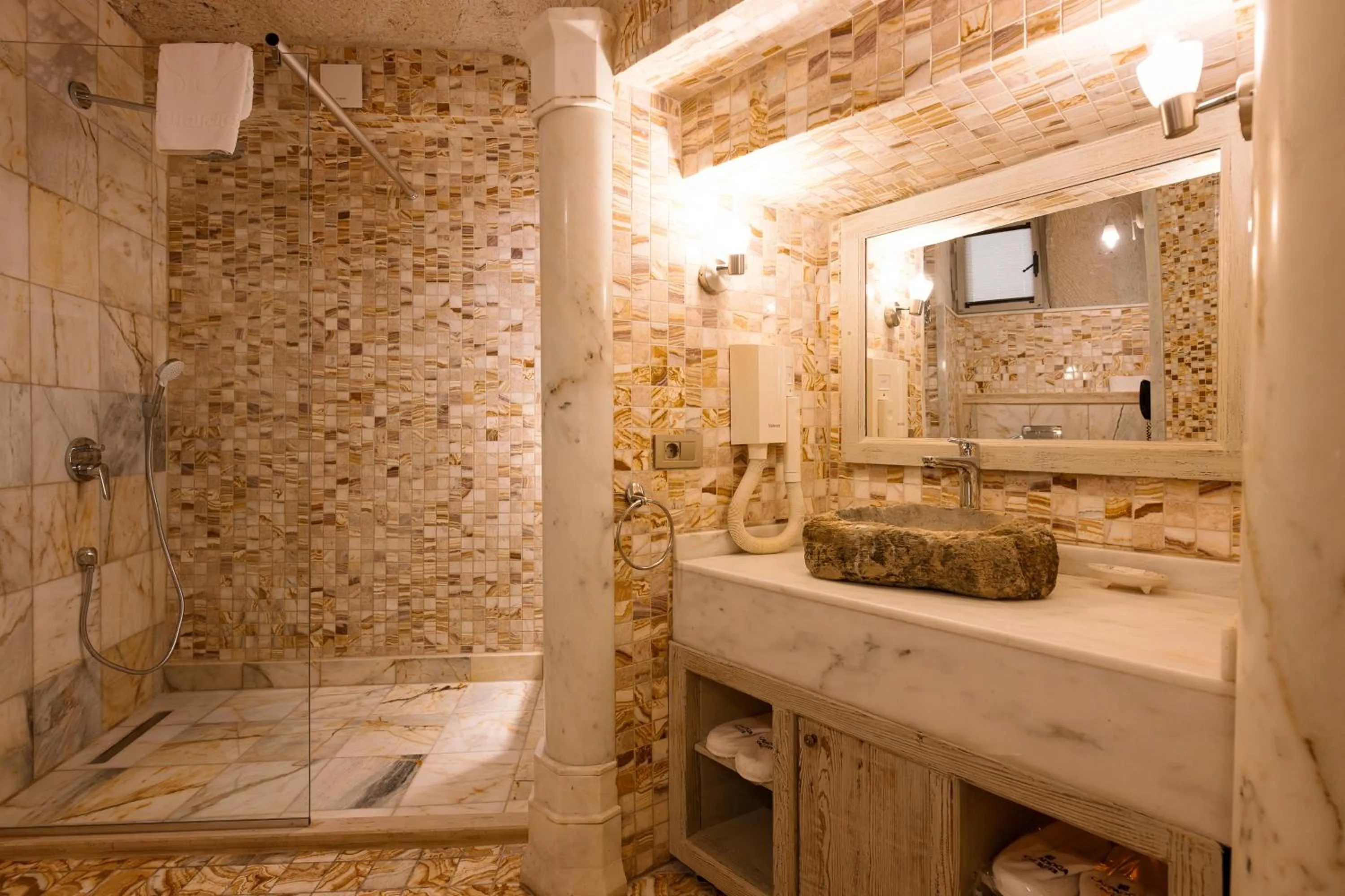 Shower in Cappadocia Cave Suites Adult Only