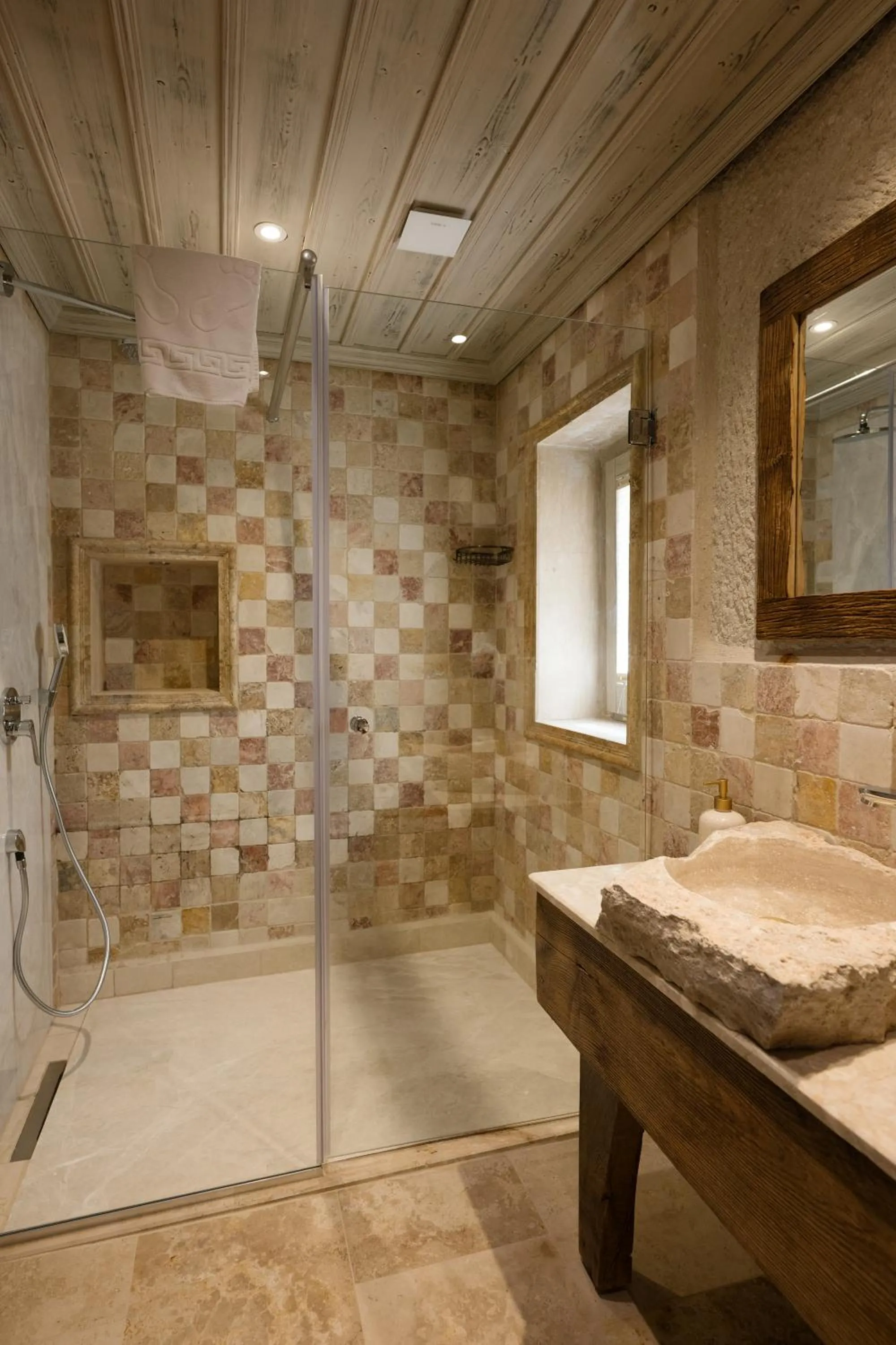 Shower in Cappadocia Cave Suites Adult Only