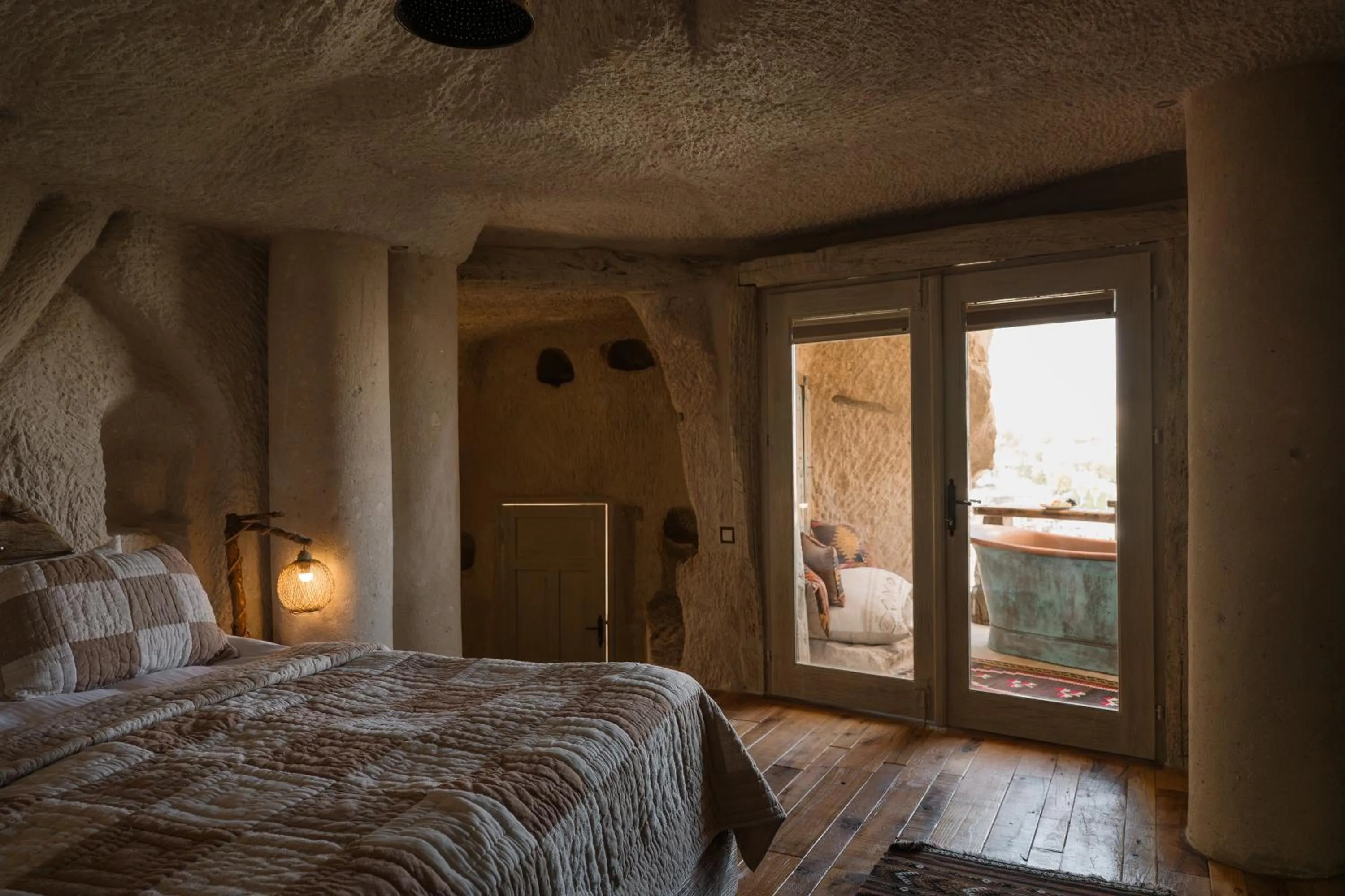 View (from property/room), Bed in Cappadocia Cave Suites Adult Only