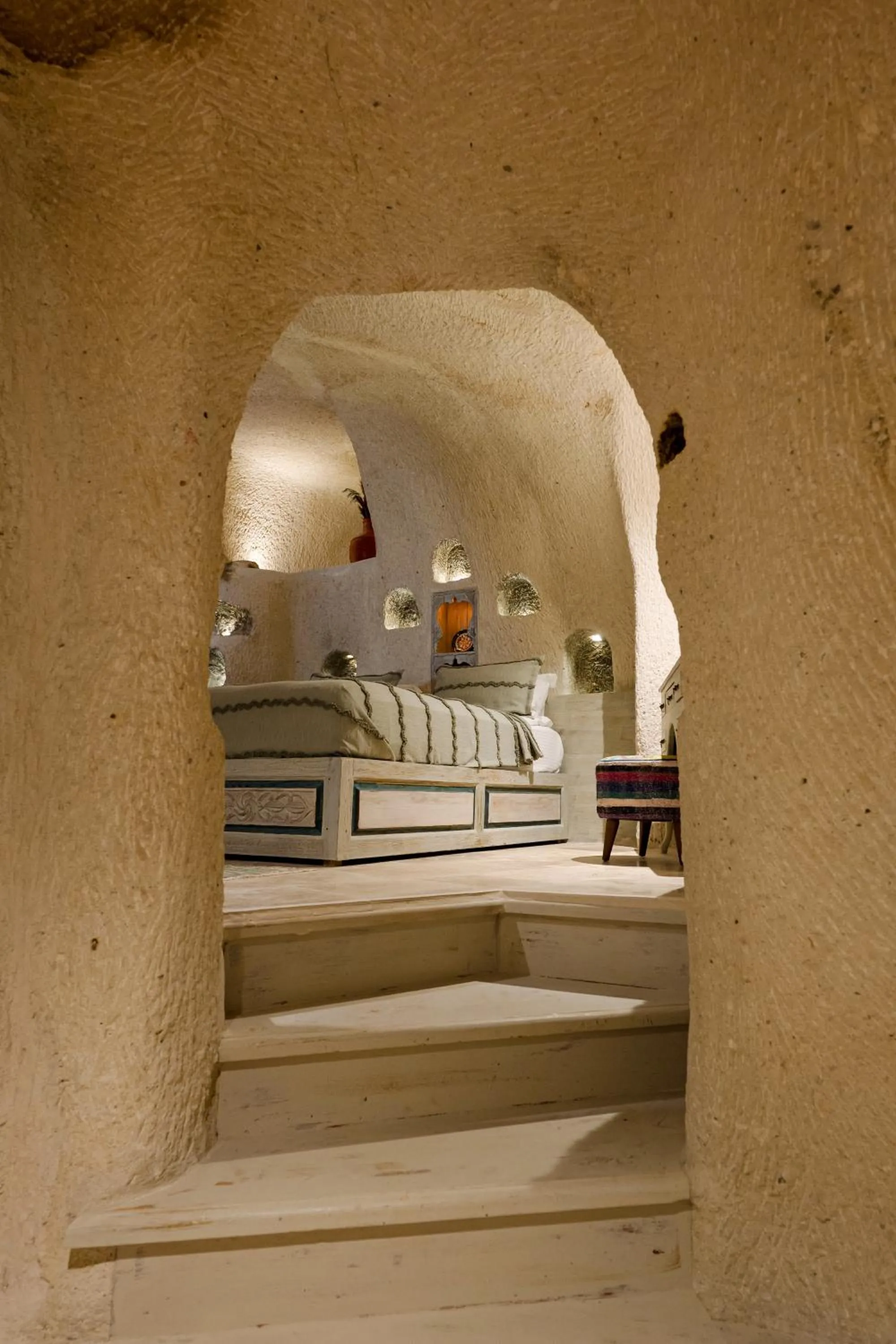 Bed in Cappadocia Cave Suites Adult Only