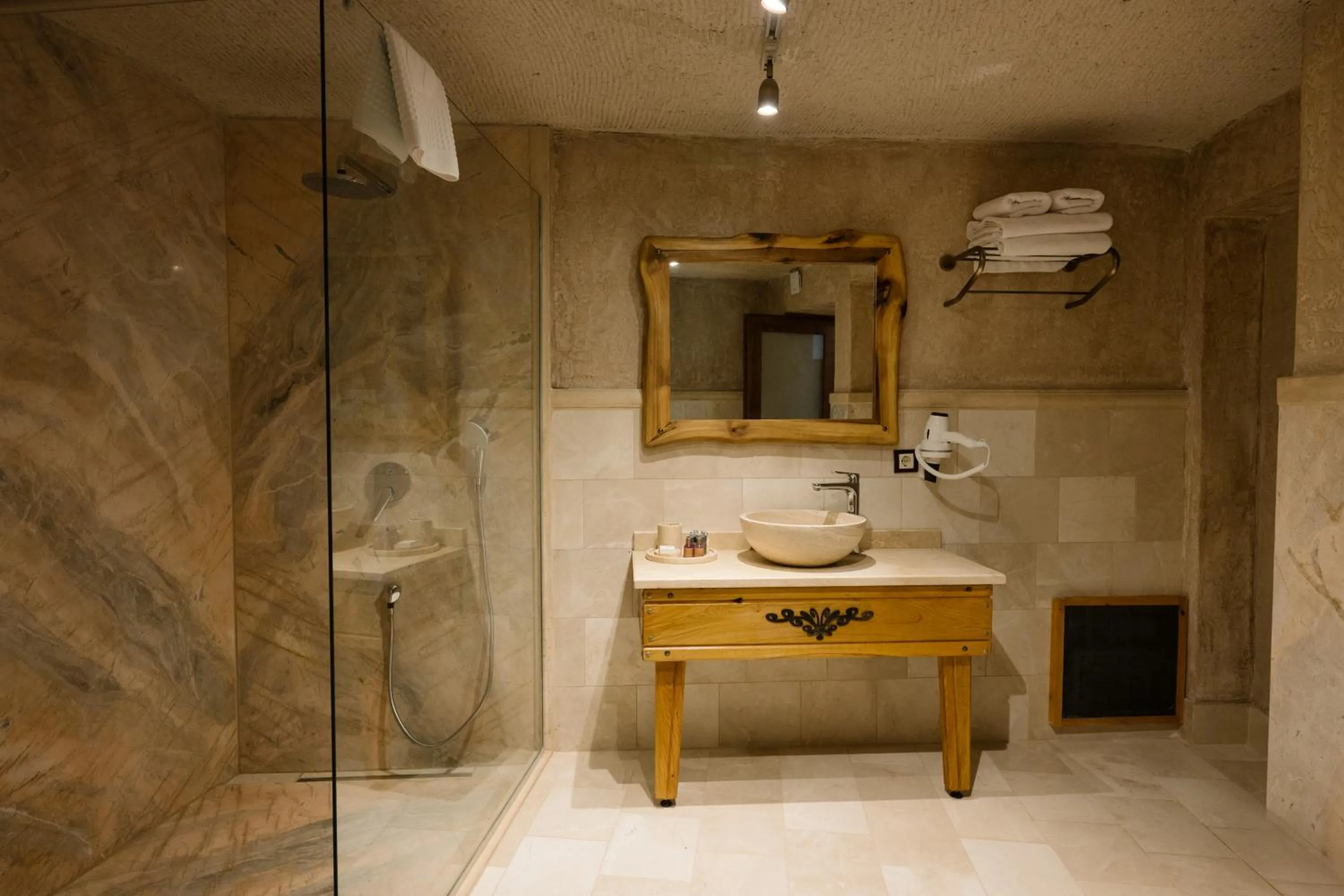 Shower in Cappadocia Cave Suites Adult Only