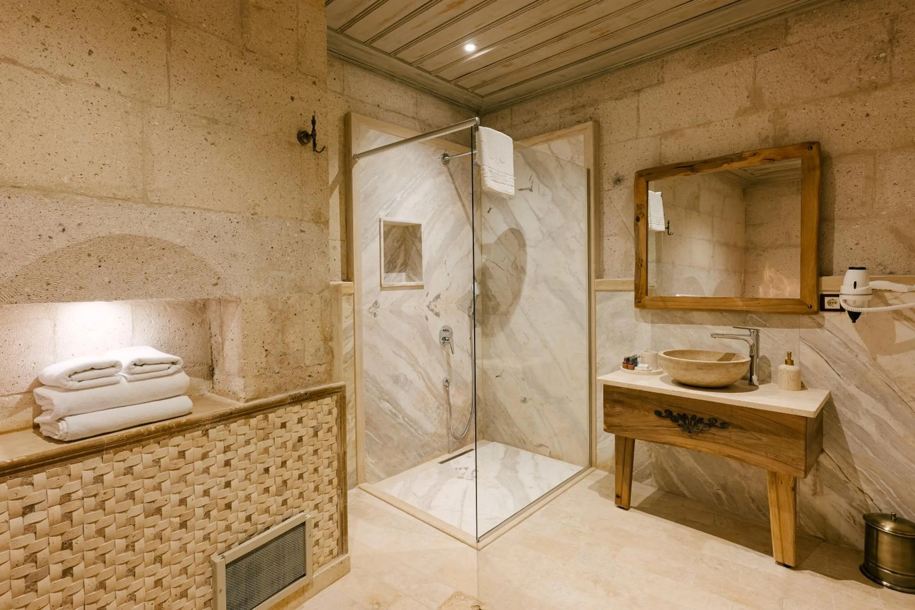 Shower in Cappadocia Cave Suites Adult Only