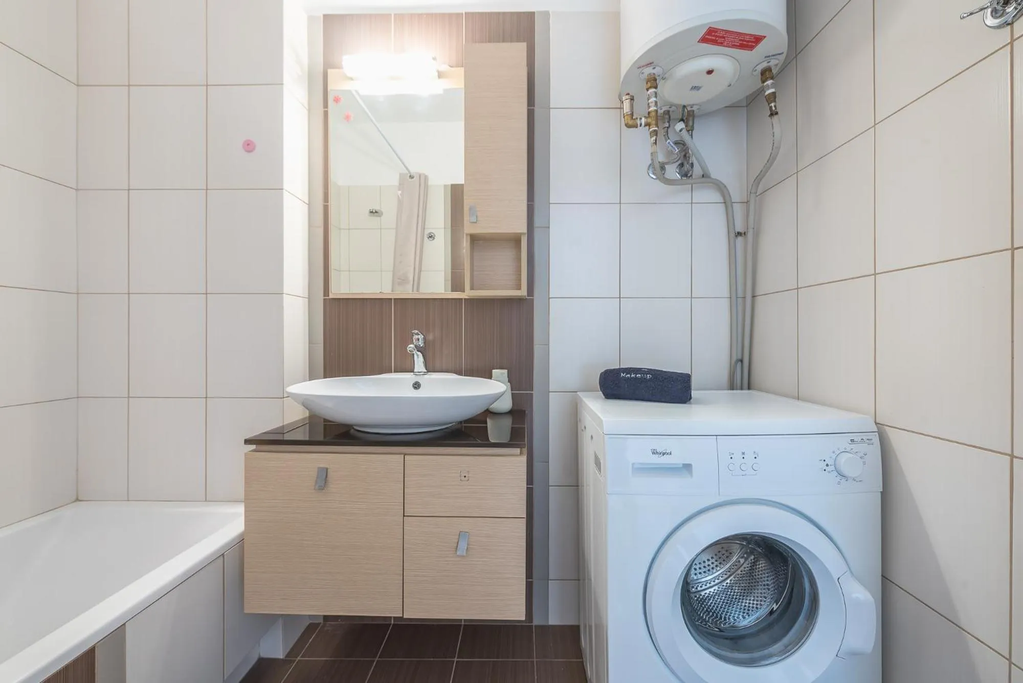 Bathroom in Elegant Home with Balcony by CloudKeys