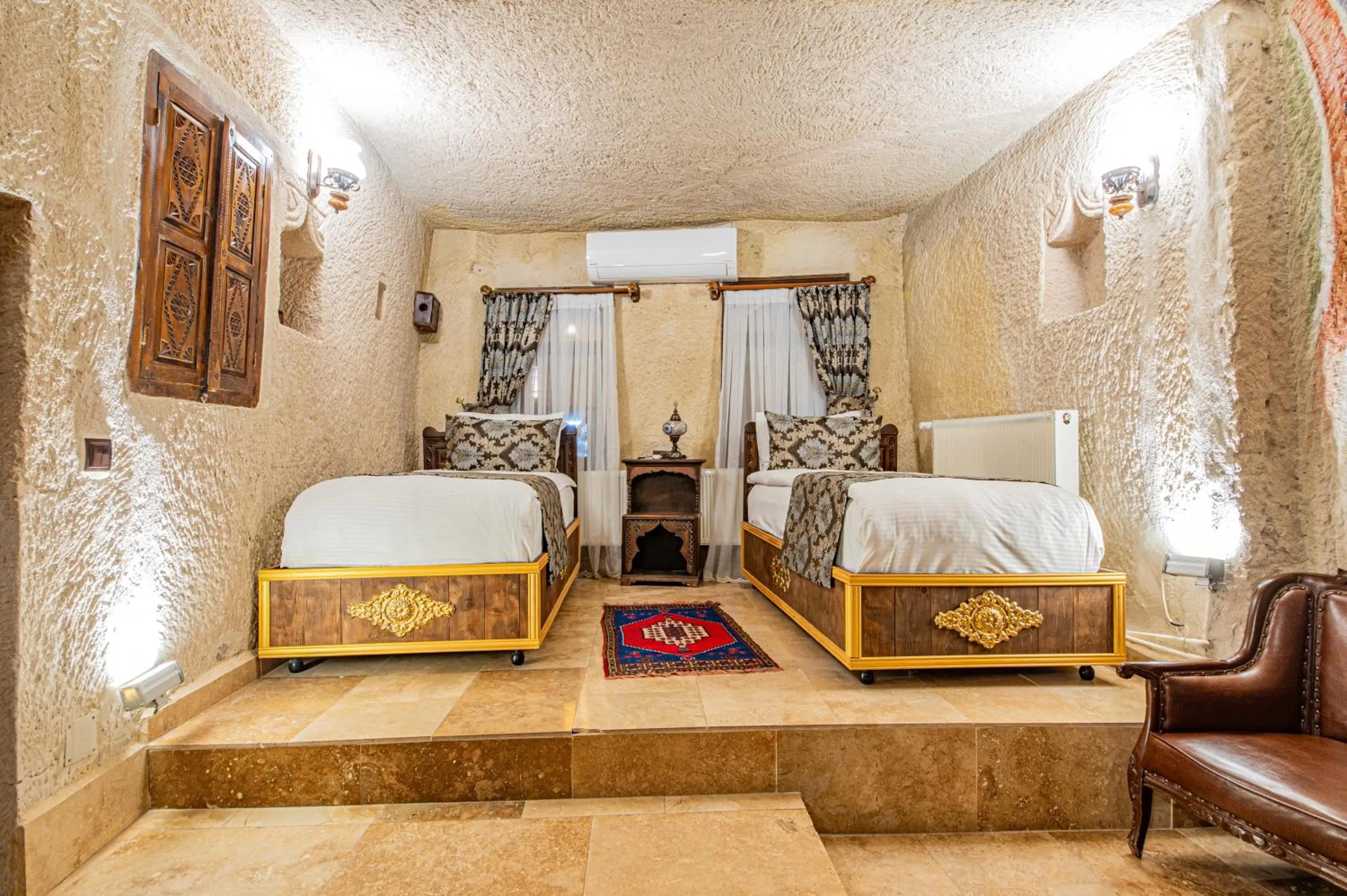 Bed in Ascension Cave Suites - Special Class
