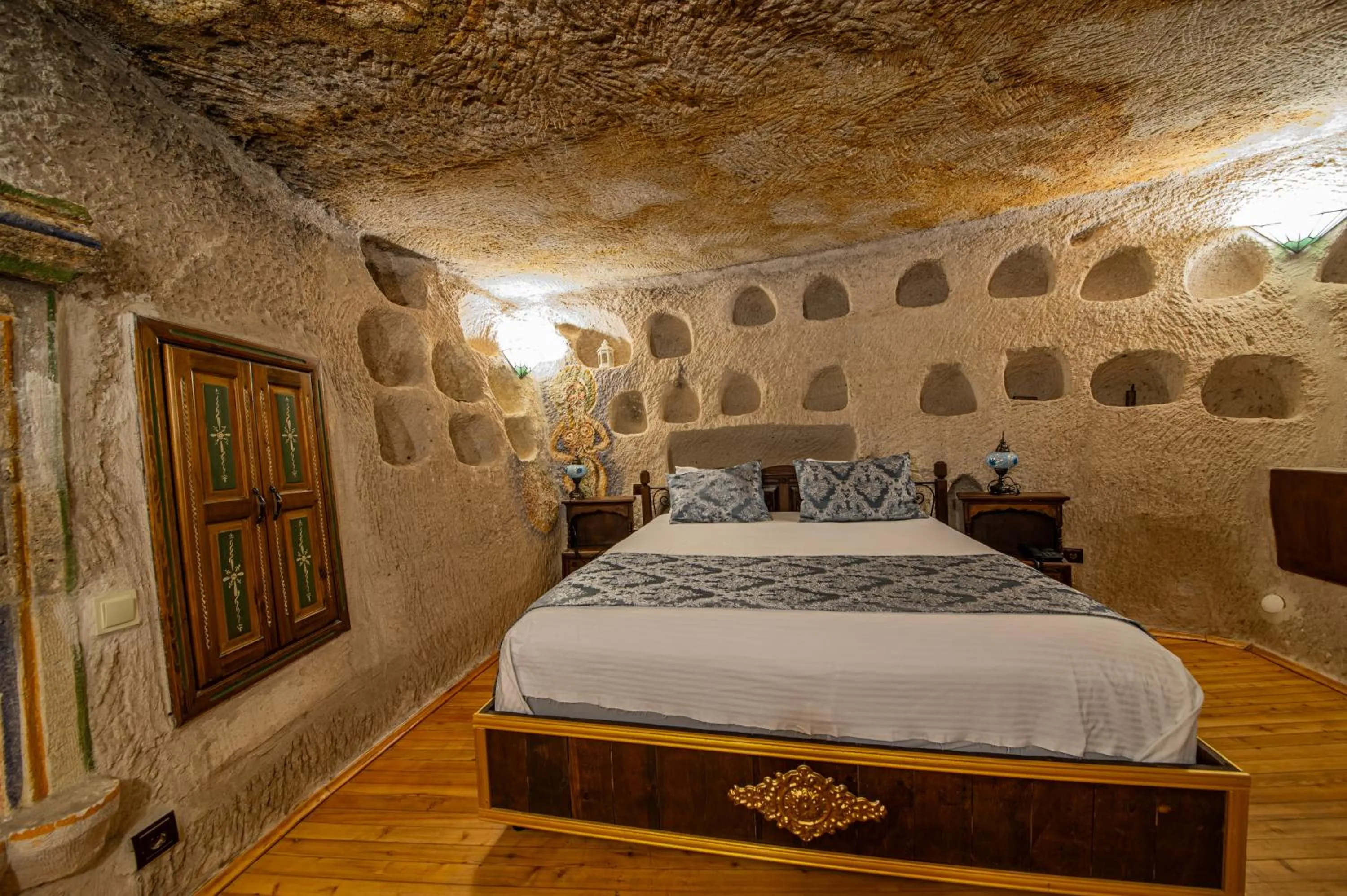 Bed in Ascension Cave Suites - Special Class
