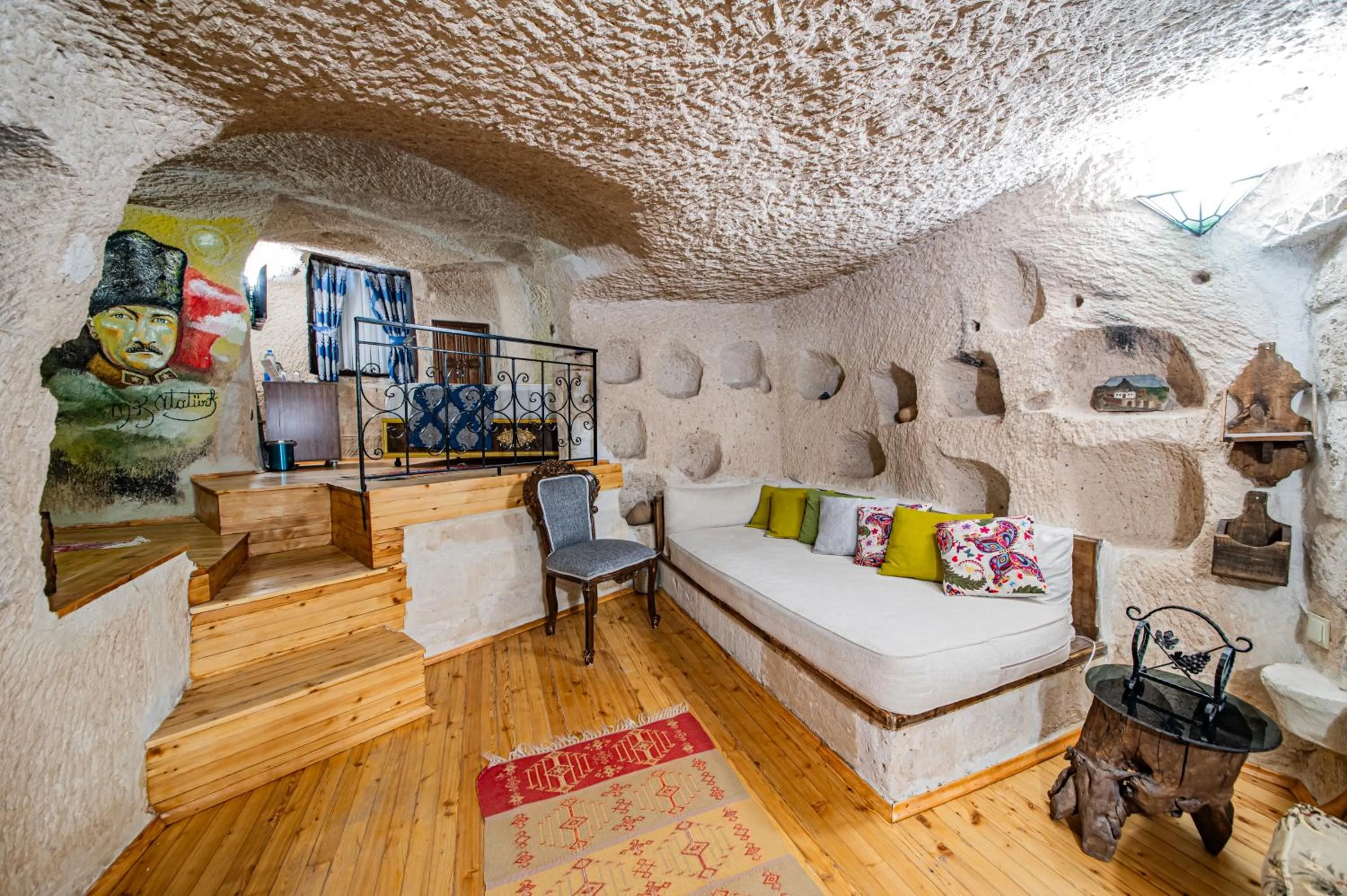 Seating area in Ascension Cave Suites - Special Class