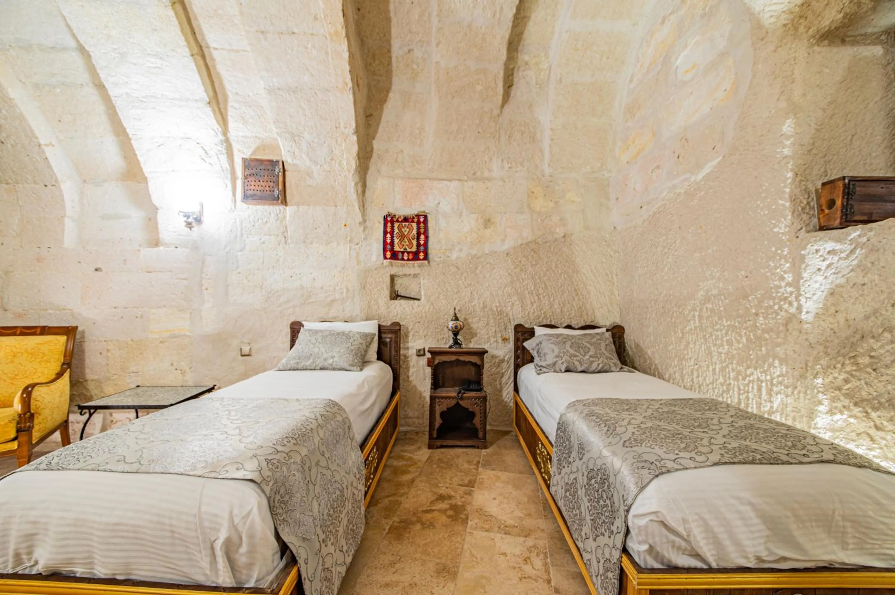Bed in Ascension Cave Suites - Special Class