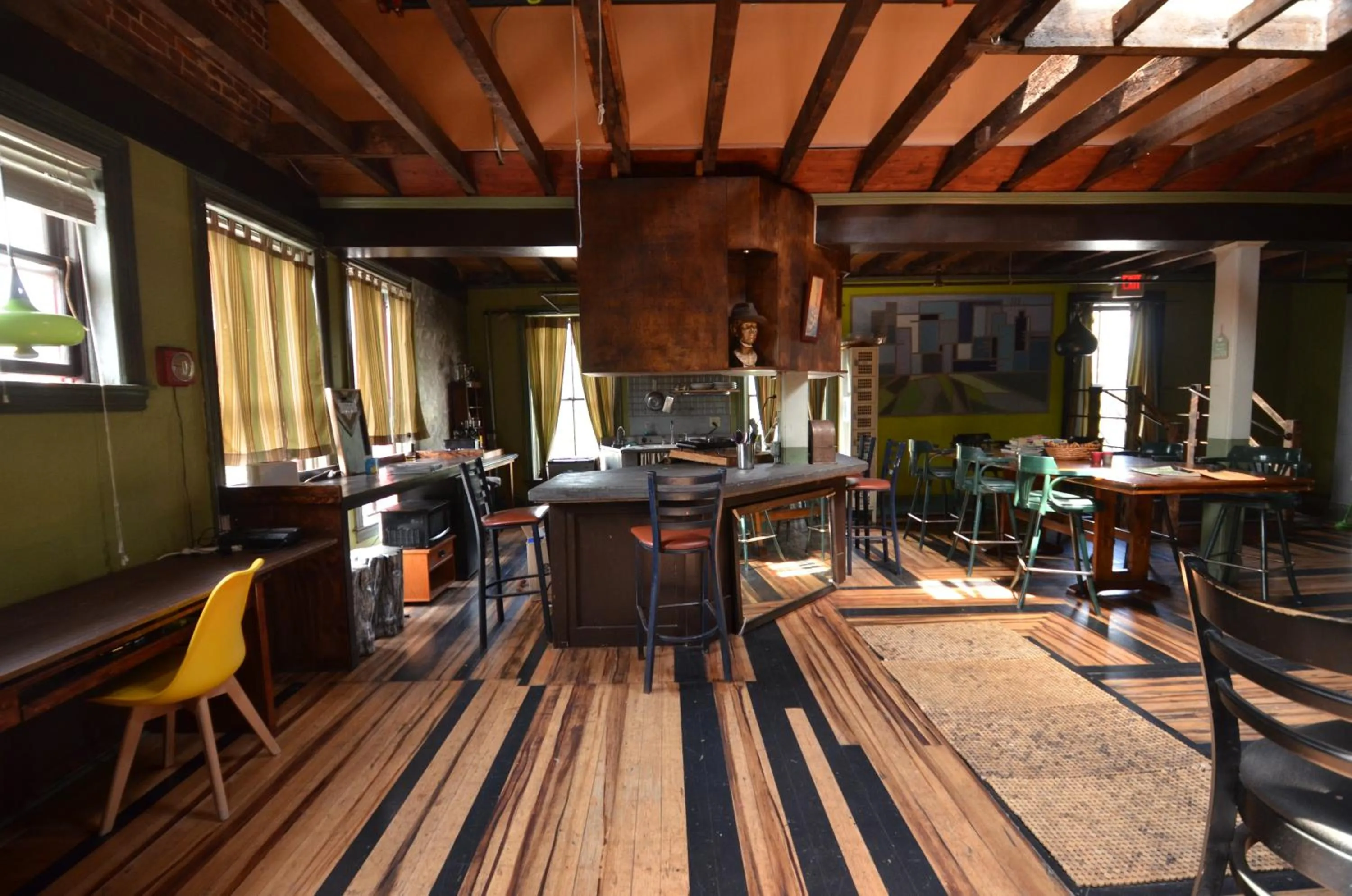 Living room in Michie Hostel