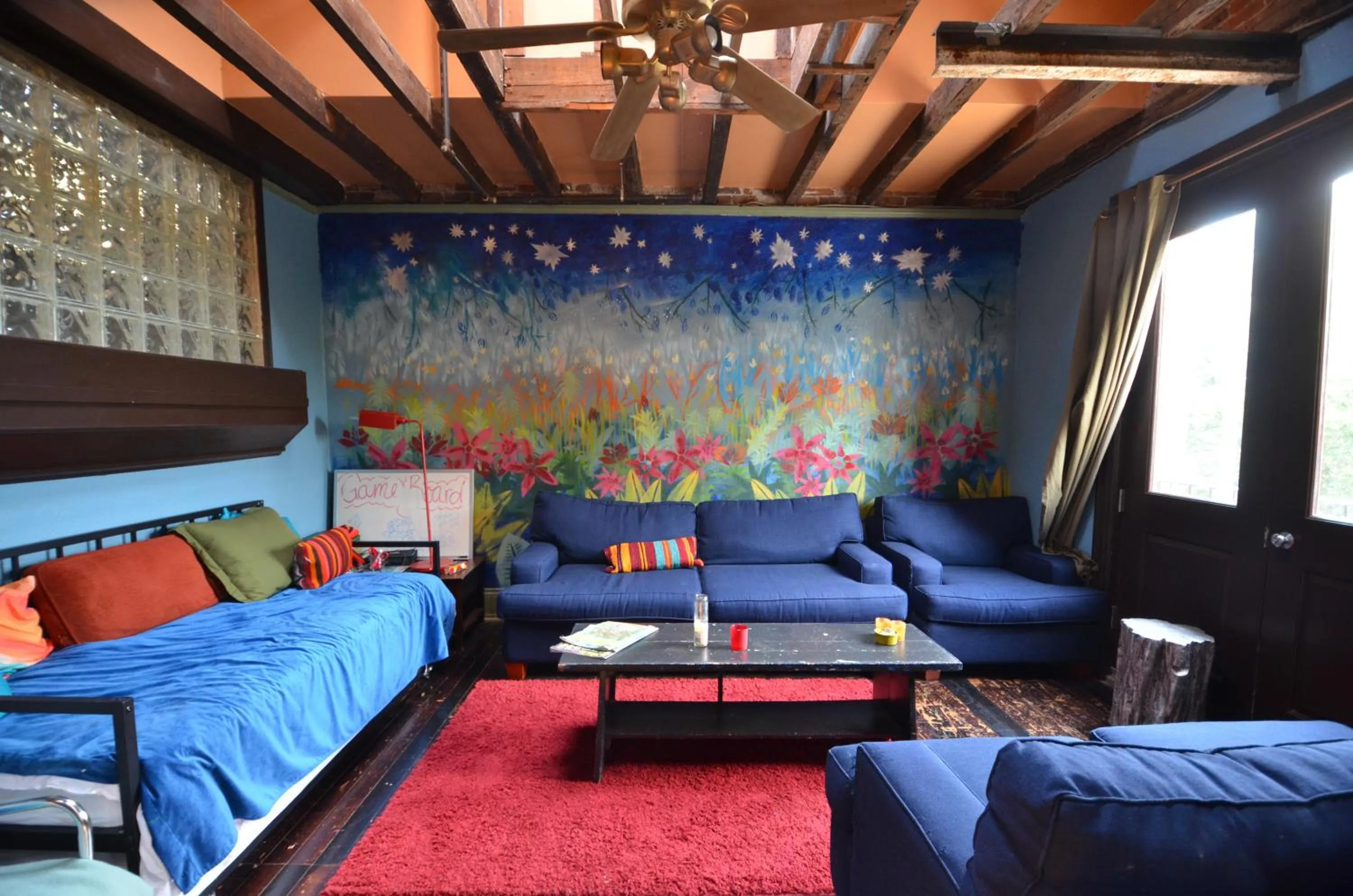 Living room in Michie Hostel