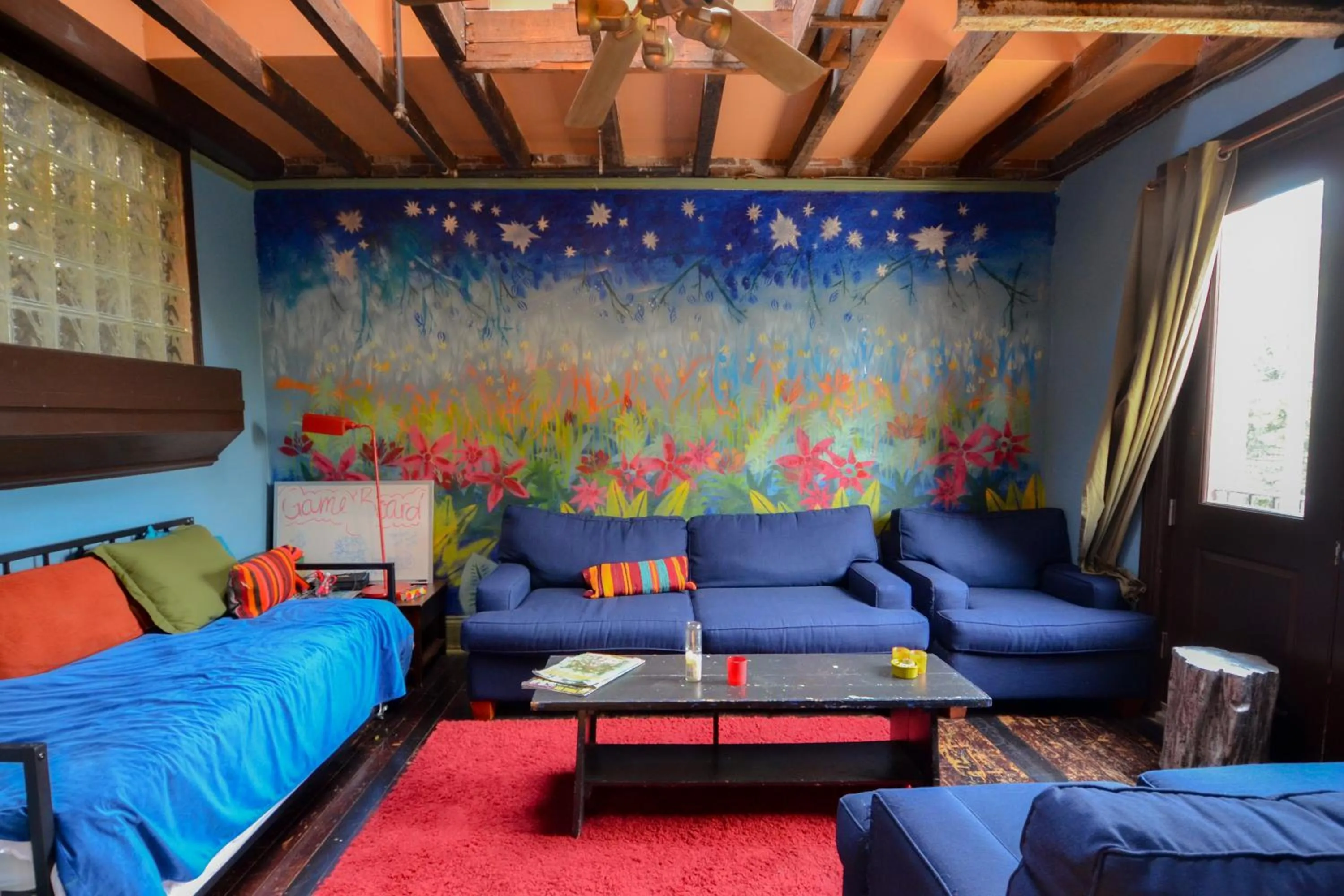 Living room in Michie Hostel