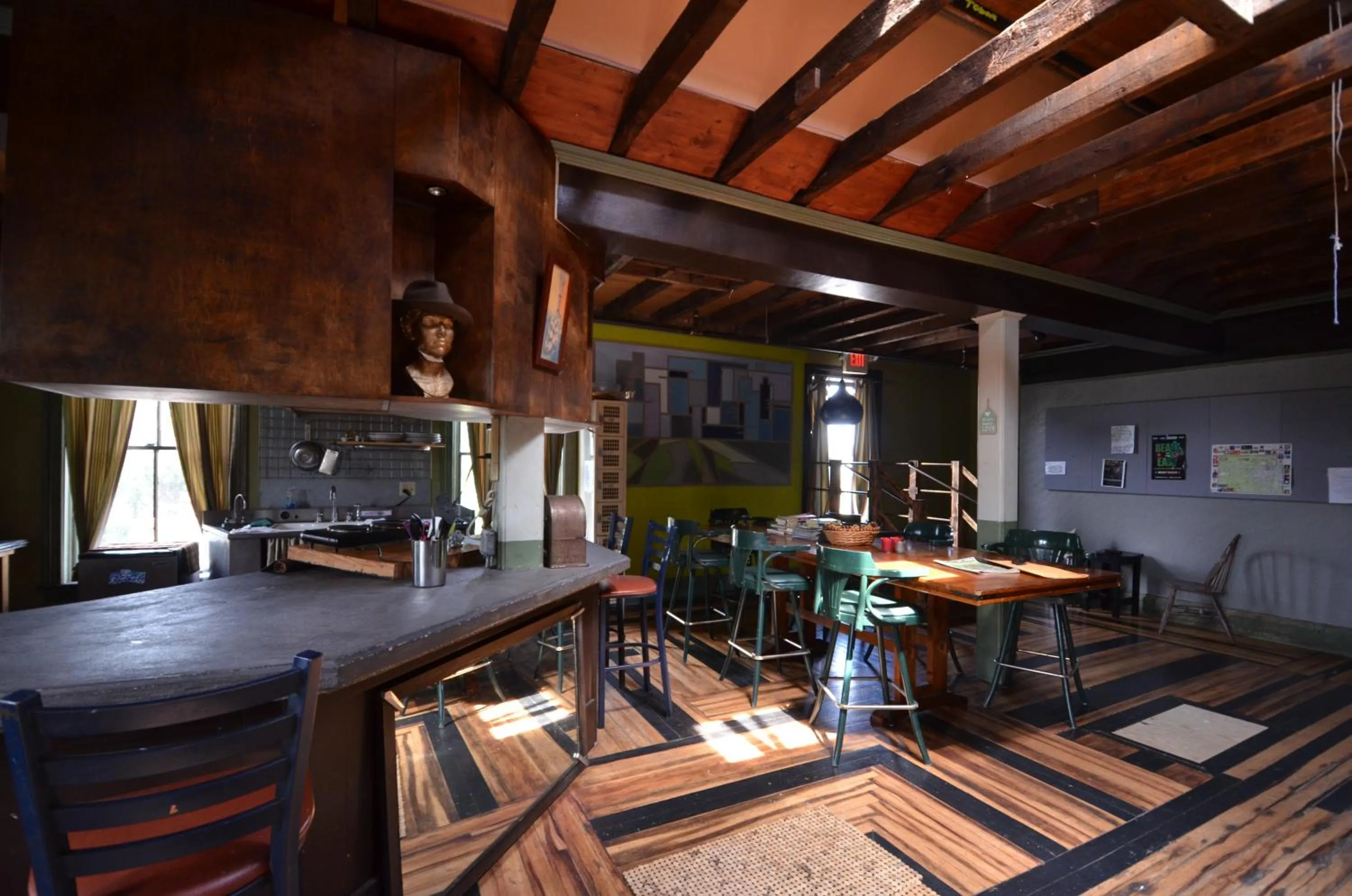 Dining area in Michie Hostel