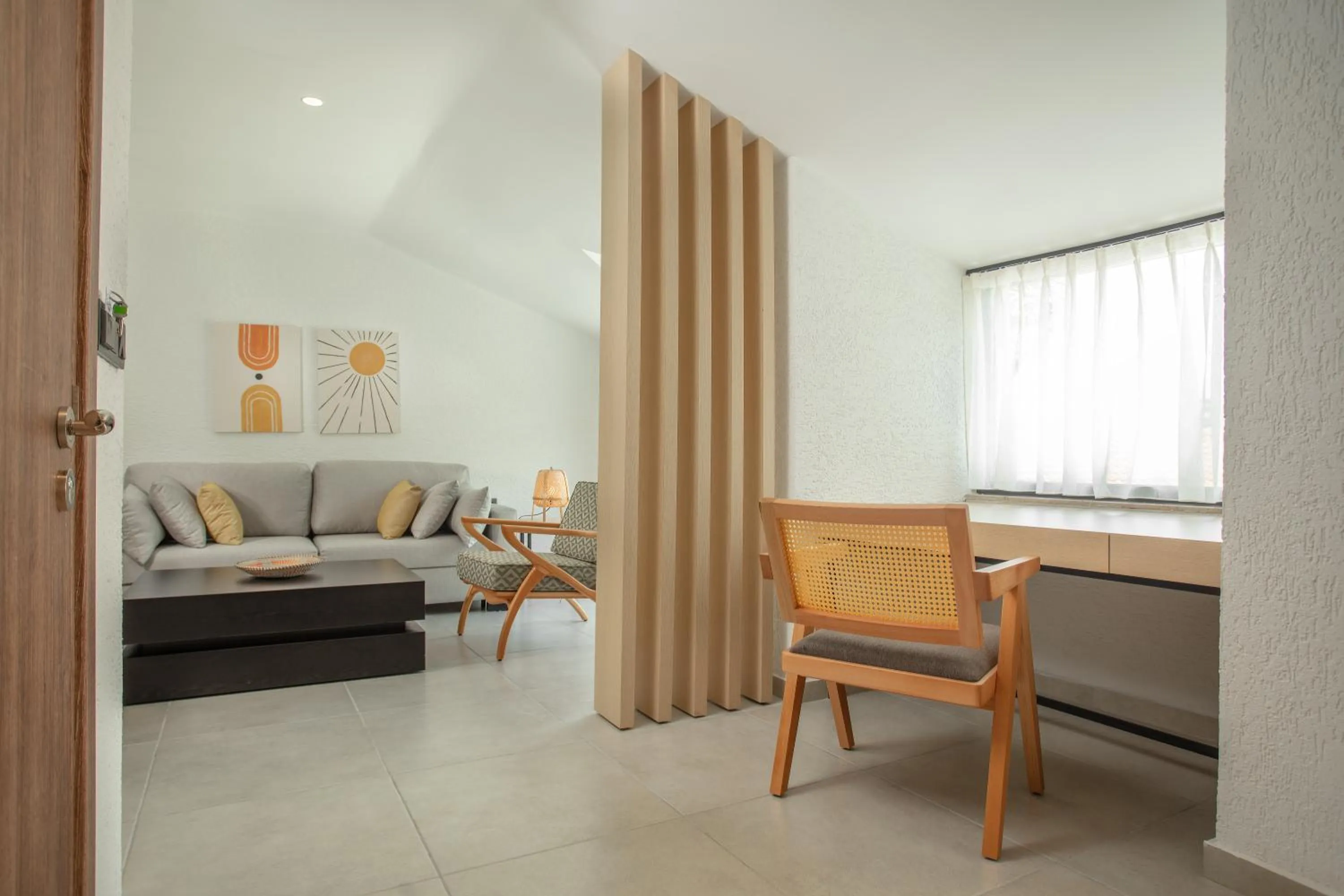 Seating area in Grand Aquarium