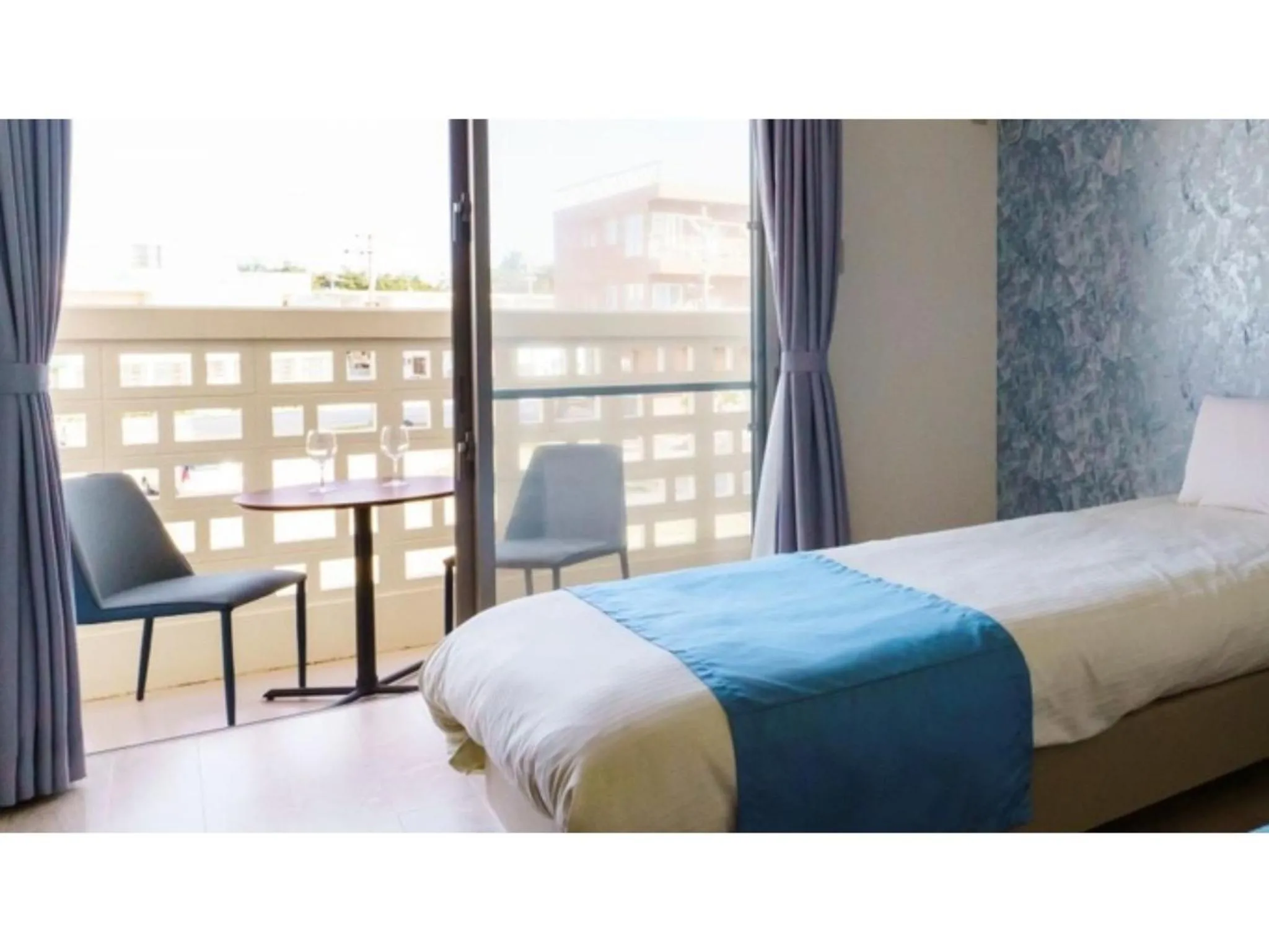 Bed in Bears Stay Kumejima Eef Beach - Vacation STAY 85666v