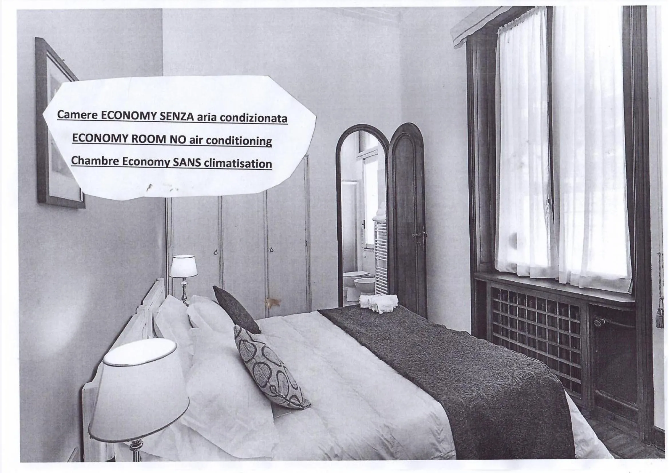 Economy Double Room in Hotel Villa Maria