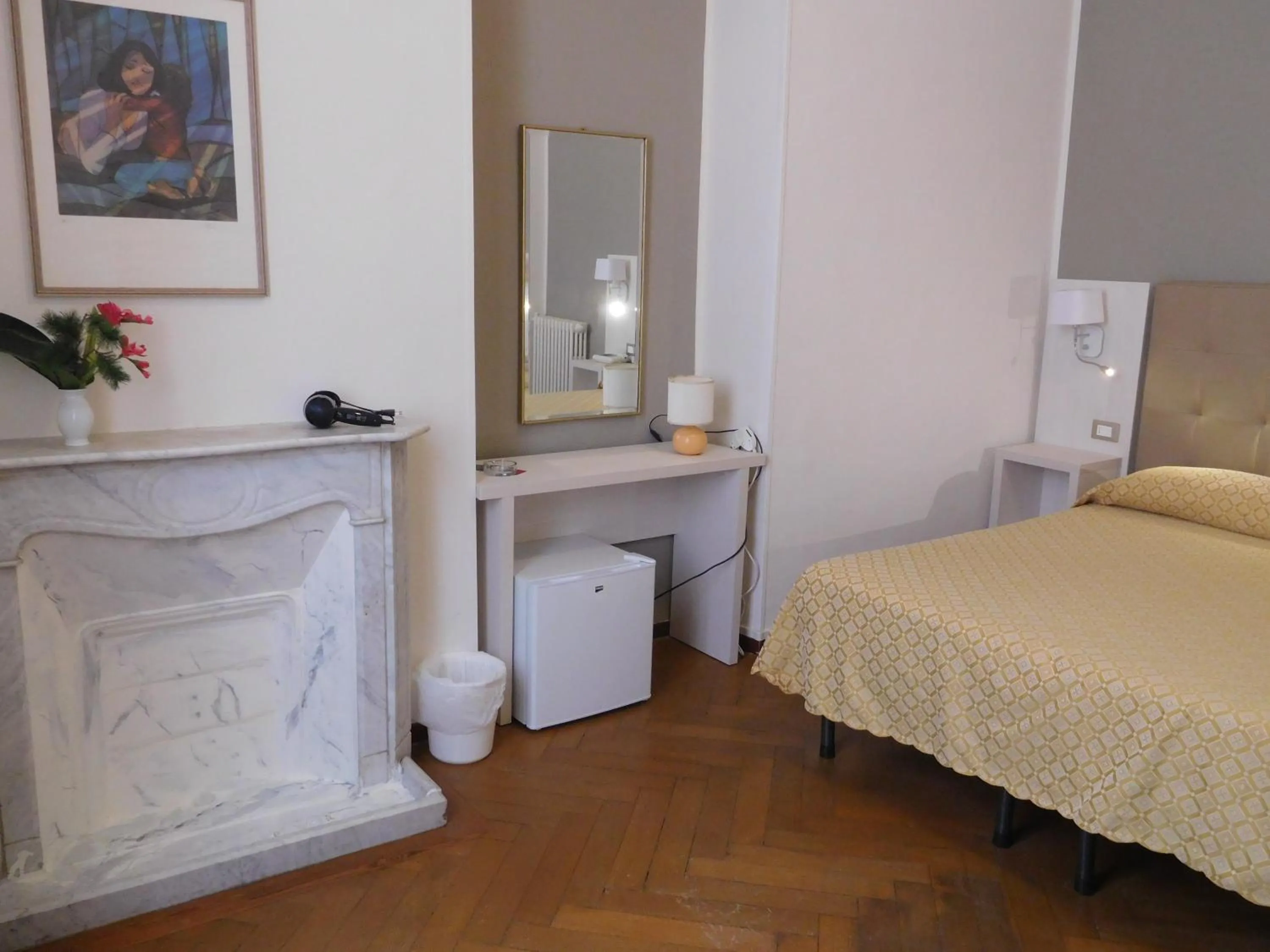 Decorative detail, Bed in Hotel Villa Maria