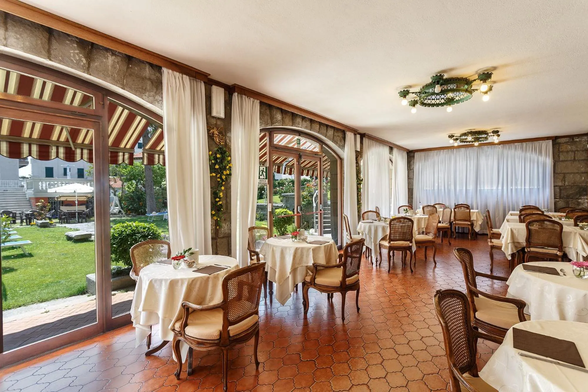 Buffet breakfast in Hotel Villa Maria