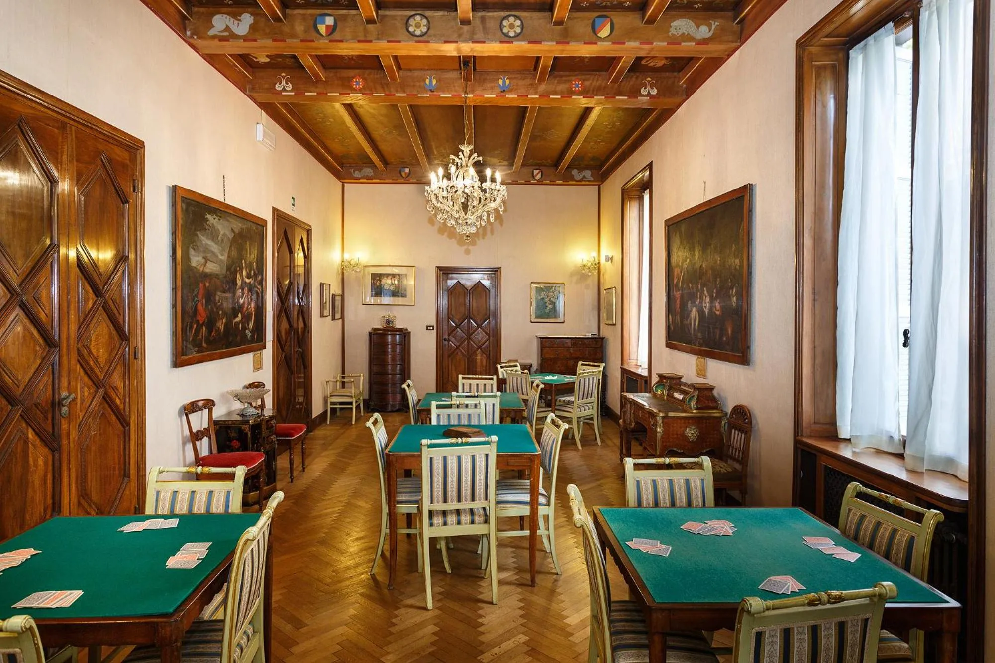 Lobby or reception in Hotel Villa Maria