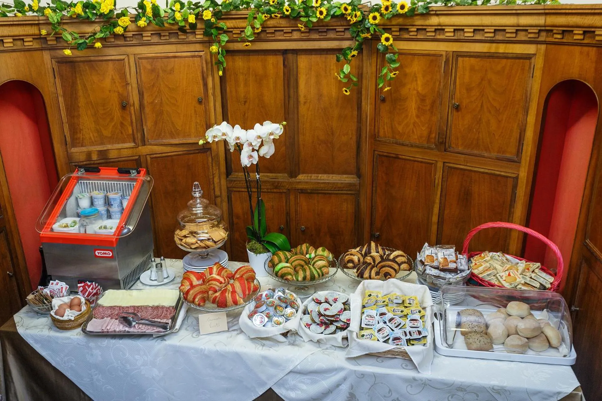 Food close-up in Hotel Villa Maria