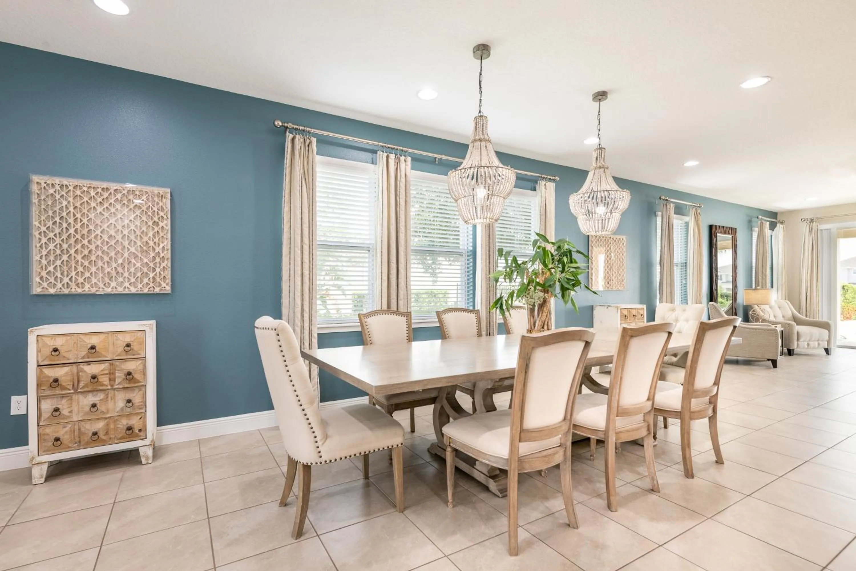 Seating area in Encore Resort and Water Park at Reunion by Rentyl