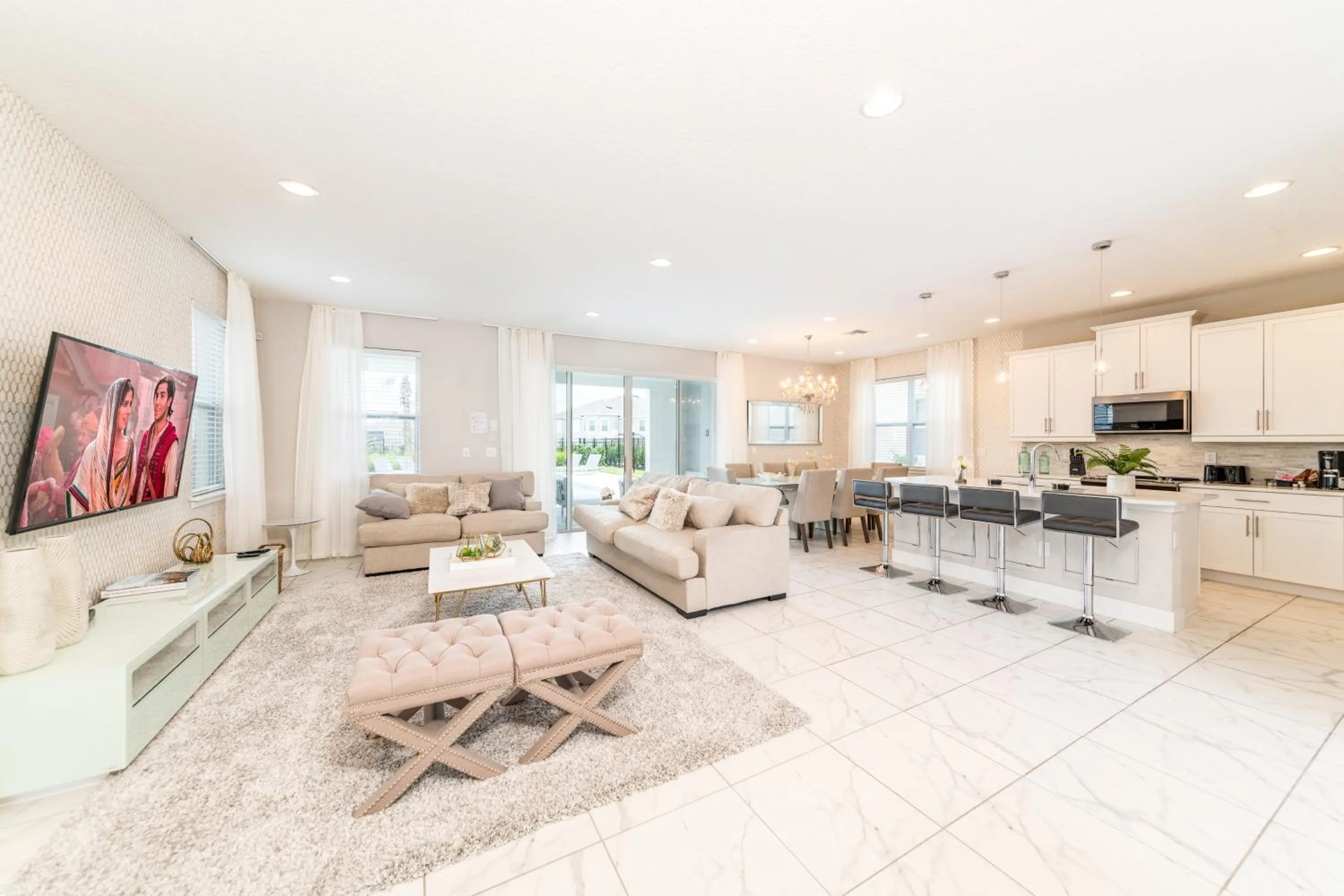 TV and multimedia in Encore Resort and Water Park at Reunion by Rentyl