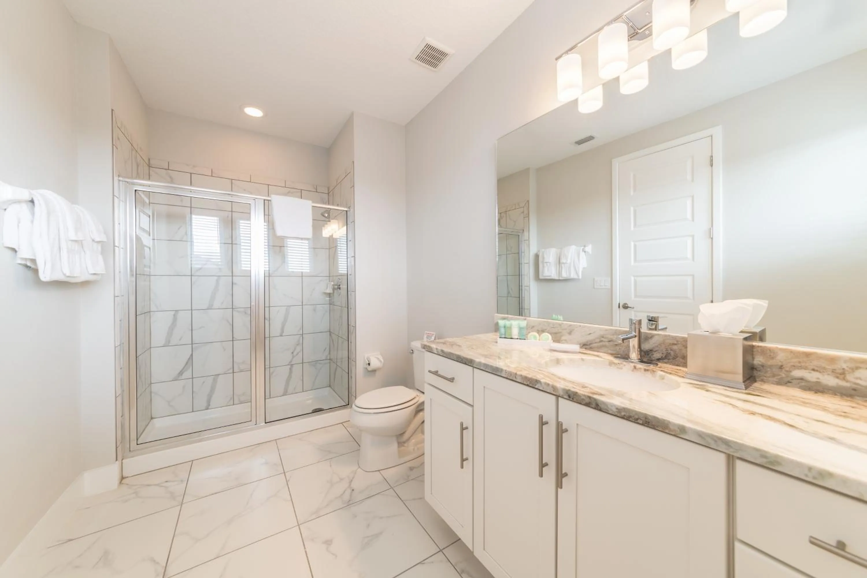 Shower in Encore Resort and Water Park at Reunion by Rentyl