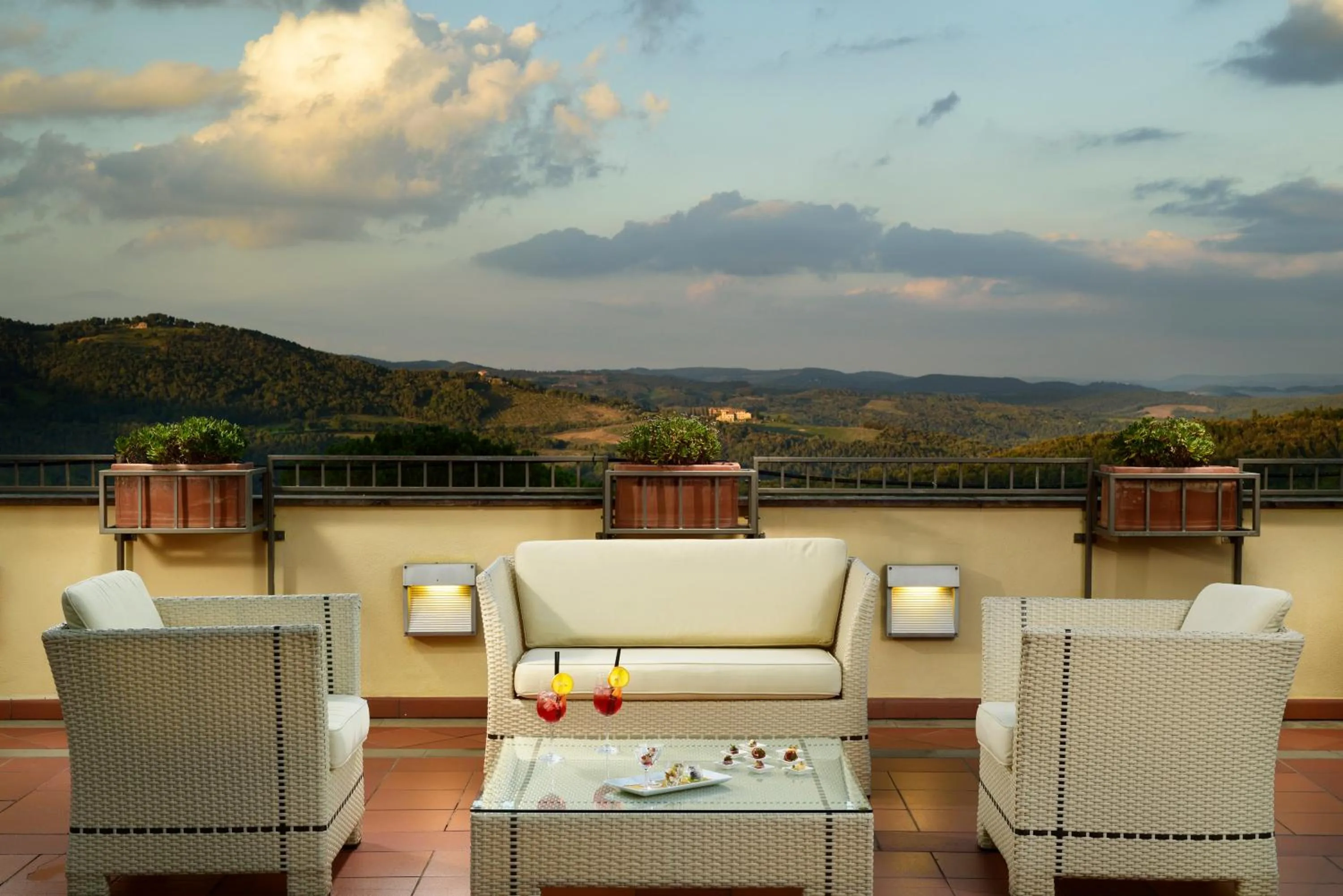 Balcony/Terrace in Mercure Petriolo Siena Terme Spa Hotel