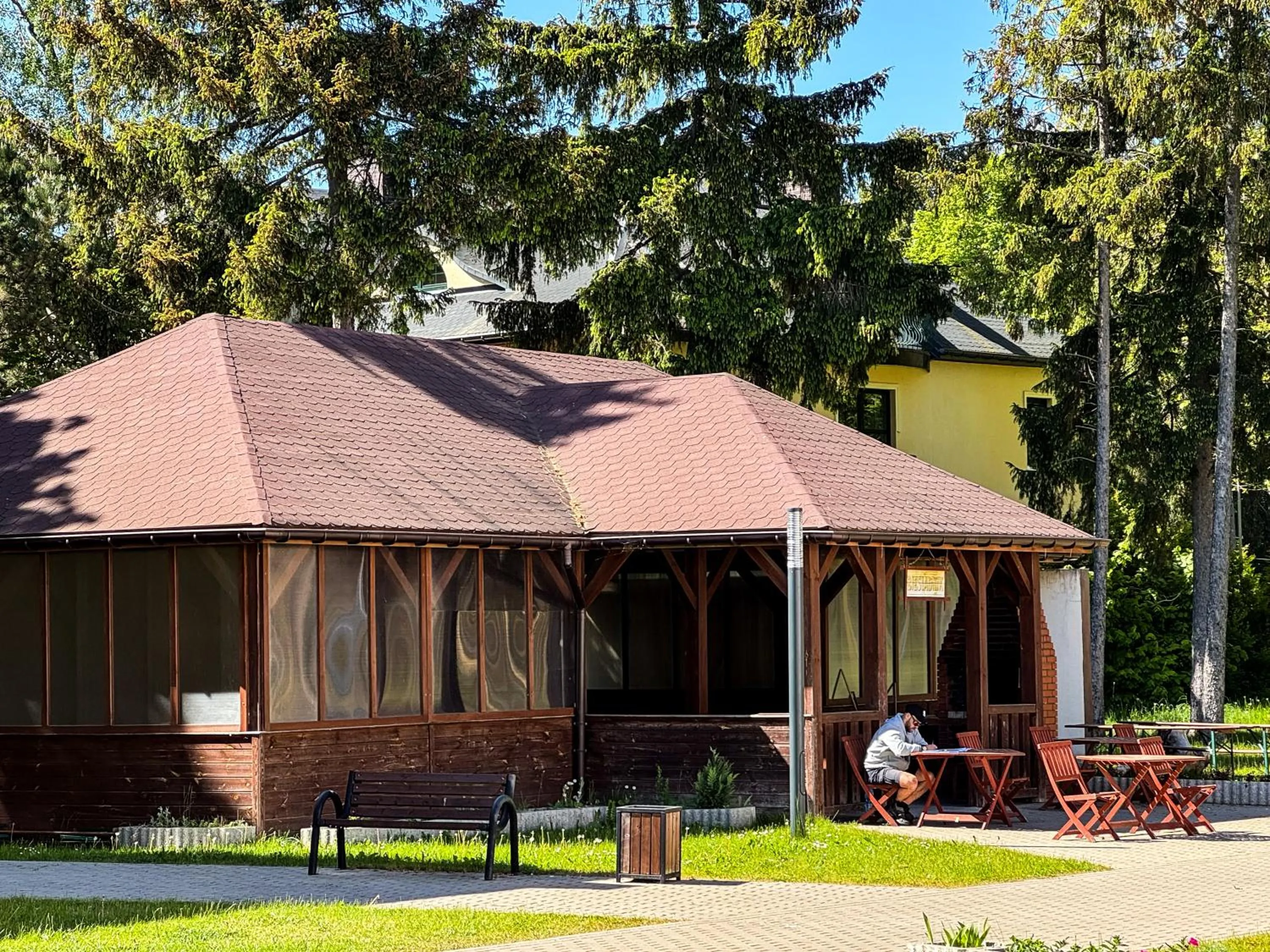 Garden view in Słoneczny Brzeg Natura Tour