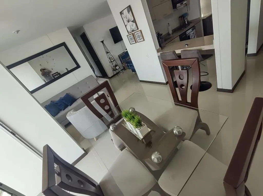 Dining area in Valle del lili cozy apartment