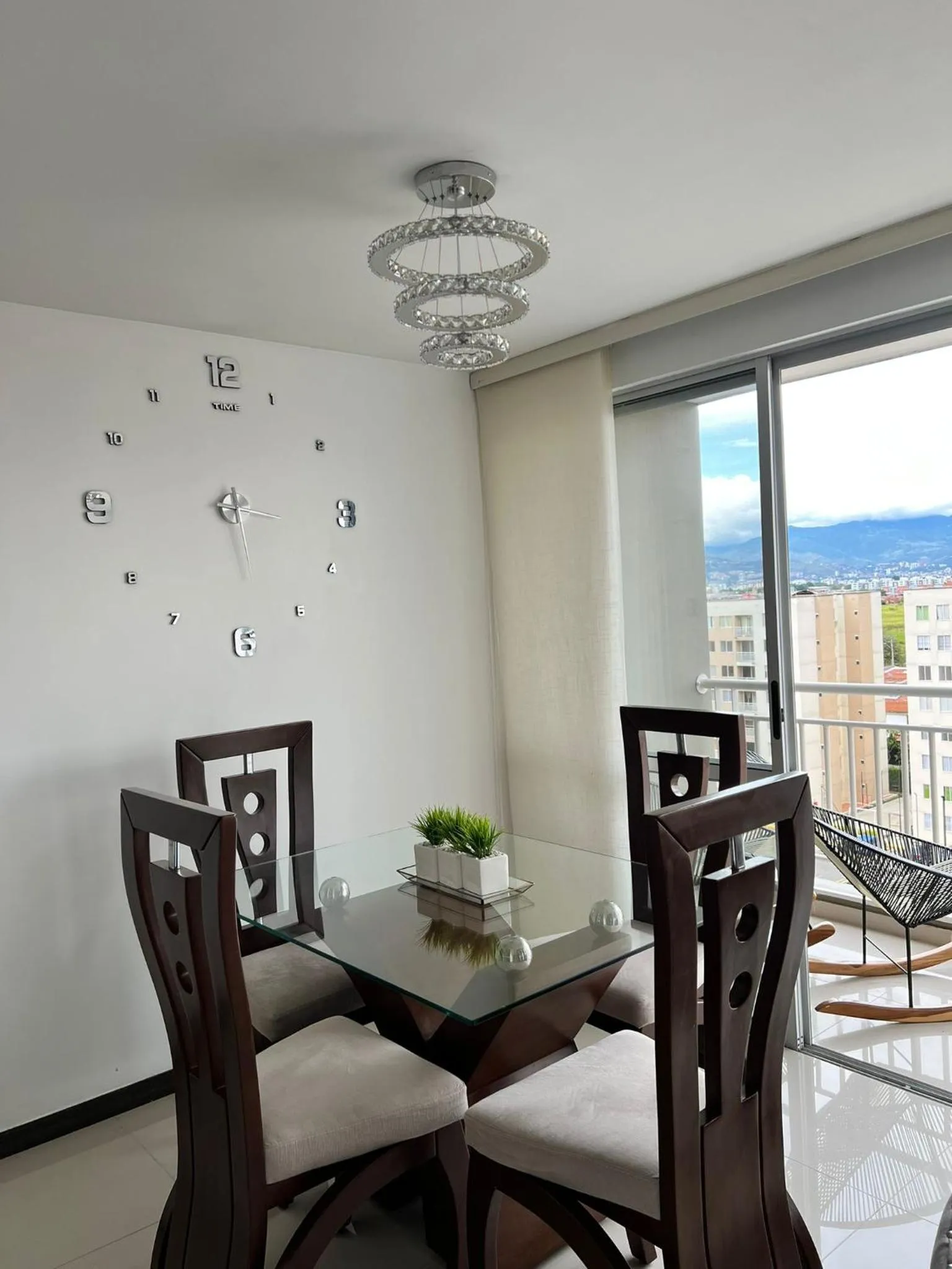 Dining area in Valle del lili cozy apartment