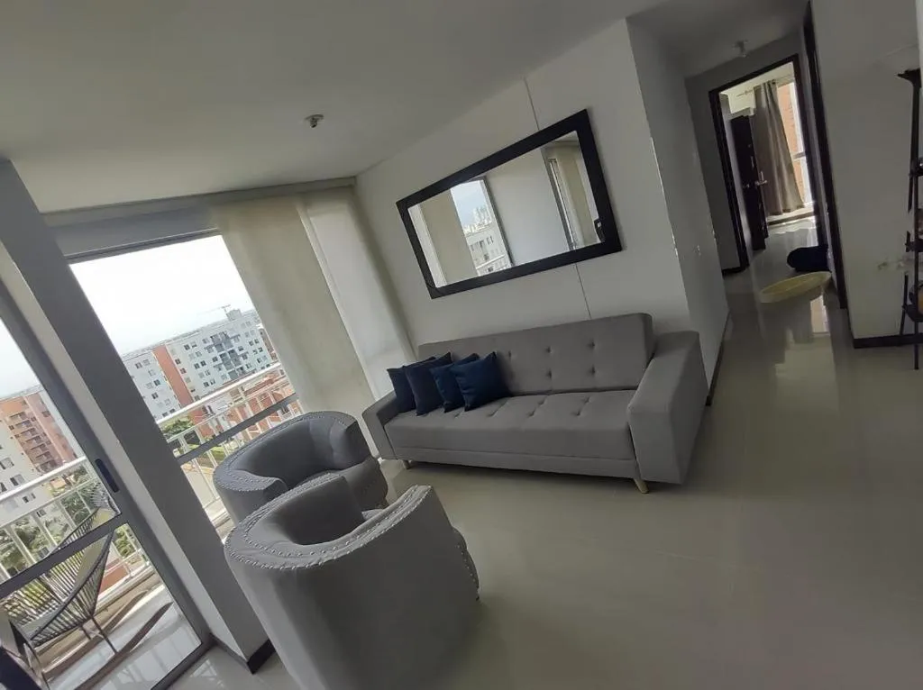 Living room in Valle del lili cozy apartment