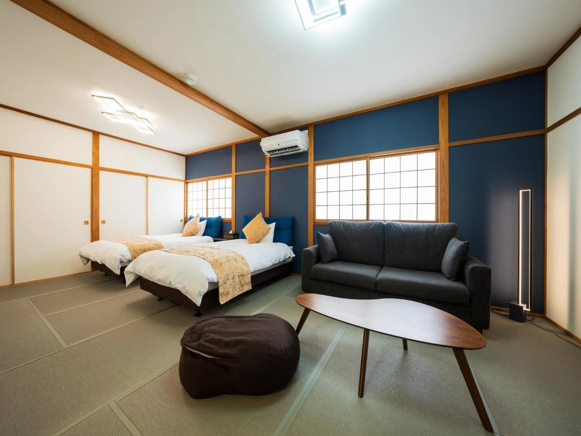 Bed in Yufuin Hanarenoyado Yukagetsu