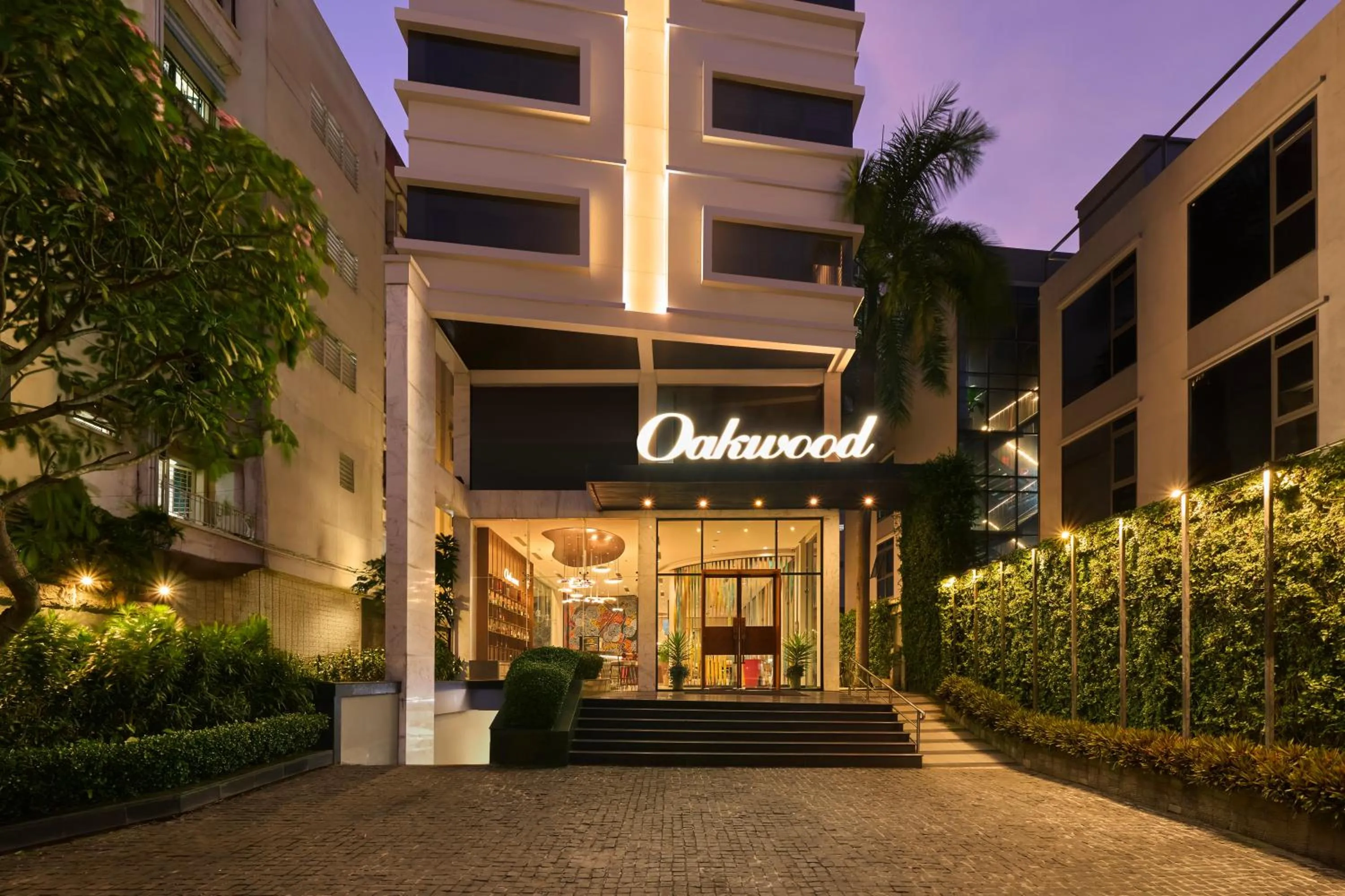 Property building in Oakwood Hotel & Apartments Saigon