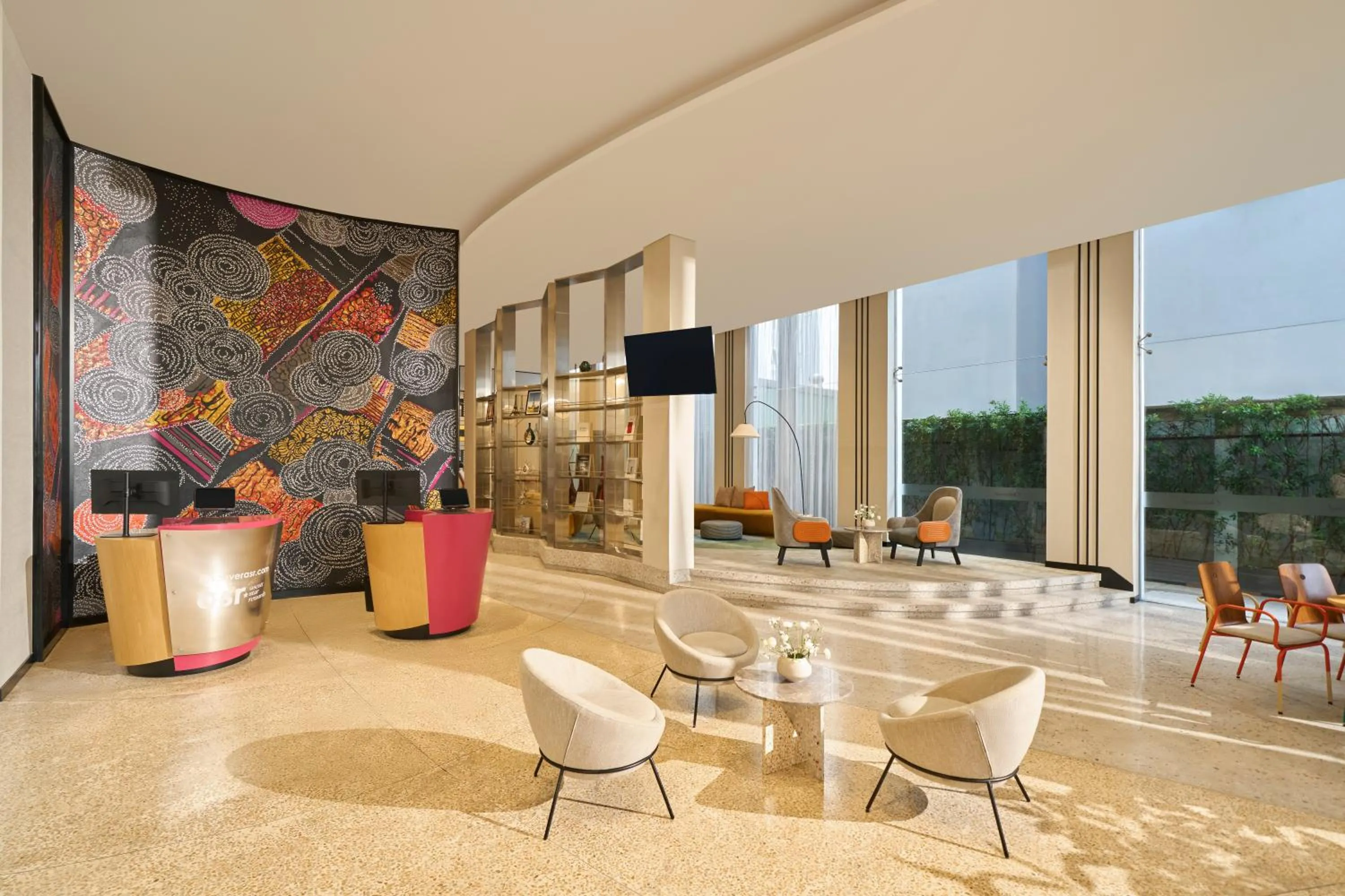 Lobby or reception in Oakwood Hotel & Apartments Saigon