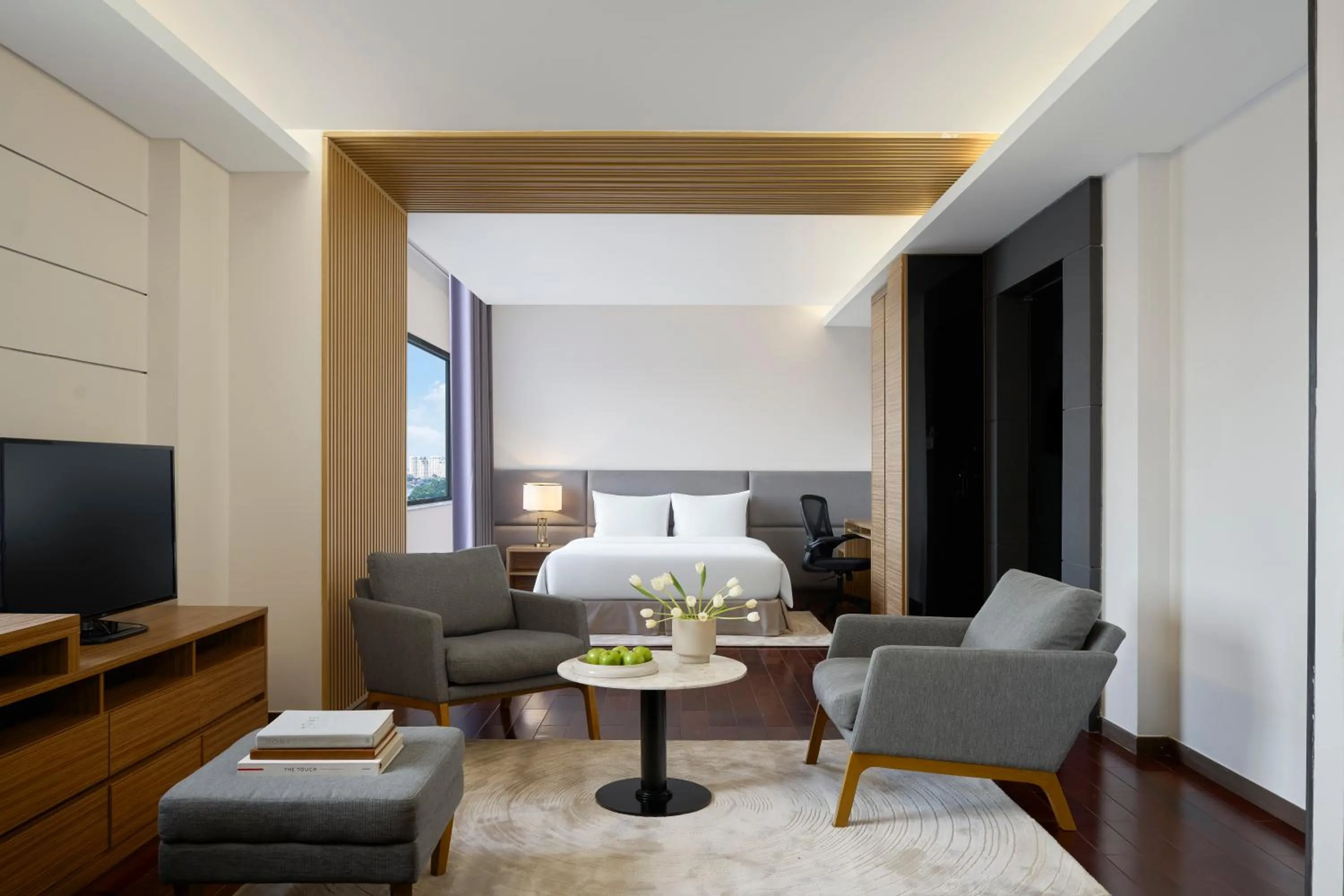 Bedroom in Oakwood Hotel & Apartments Saigon