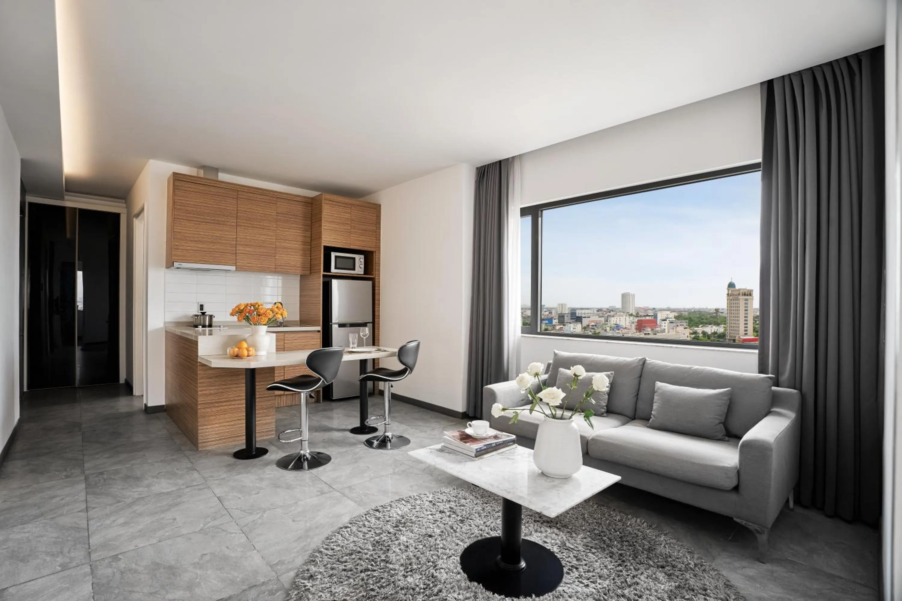 Living room in Oakwood Hotel & Apartments Saigon