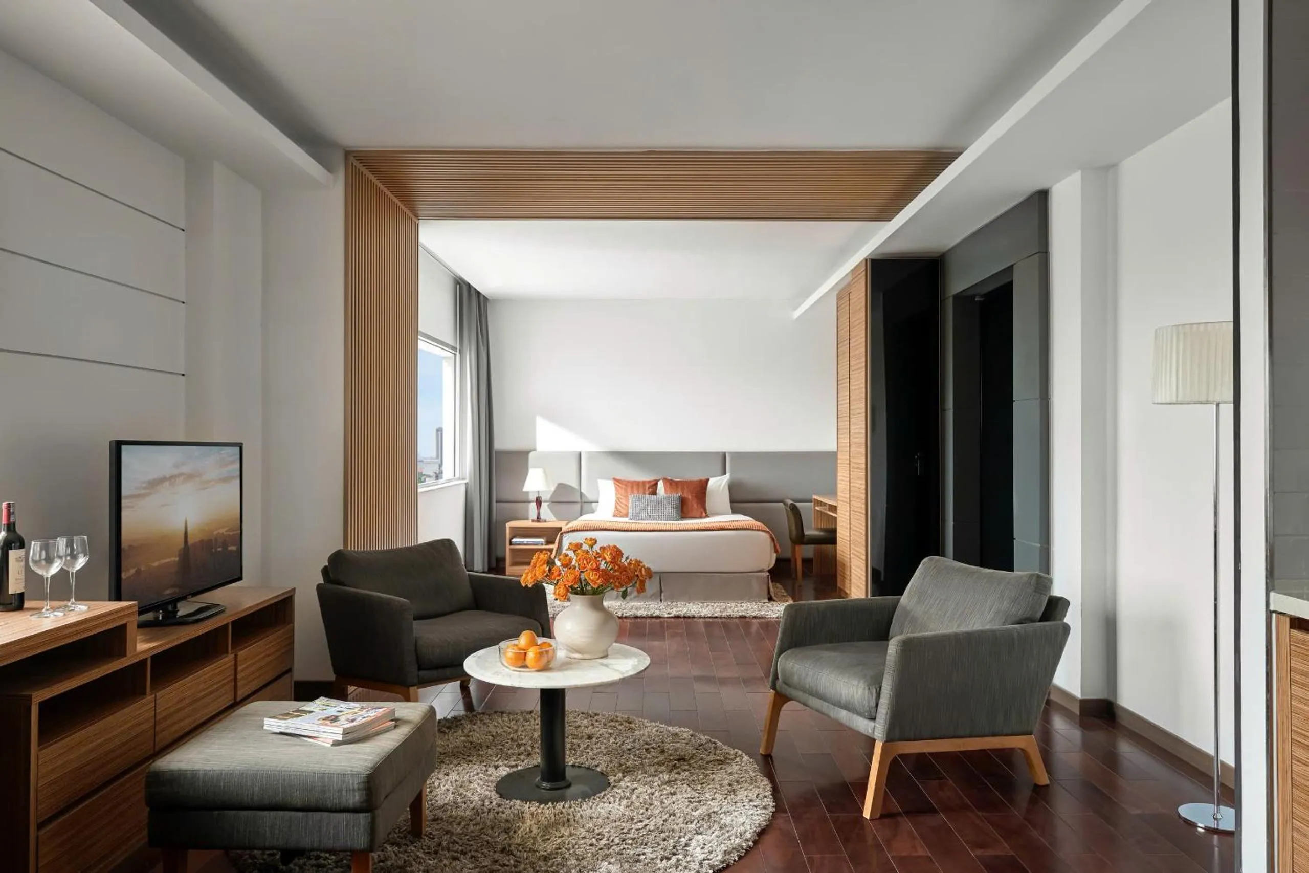 Bedroom in Oakwood Hotel & Apartments Saigon