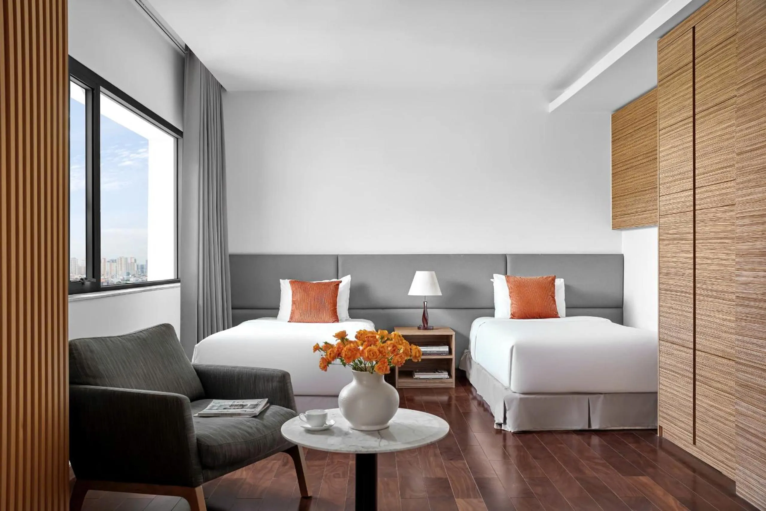 Bedroom, Bed in Oakwood Hotel & Apartments Saigon