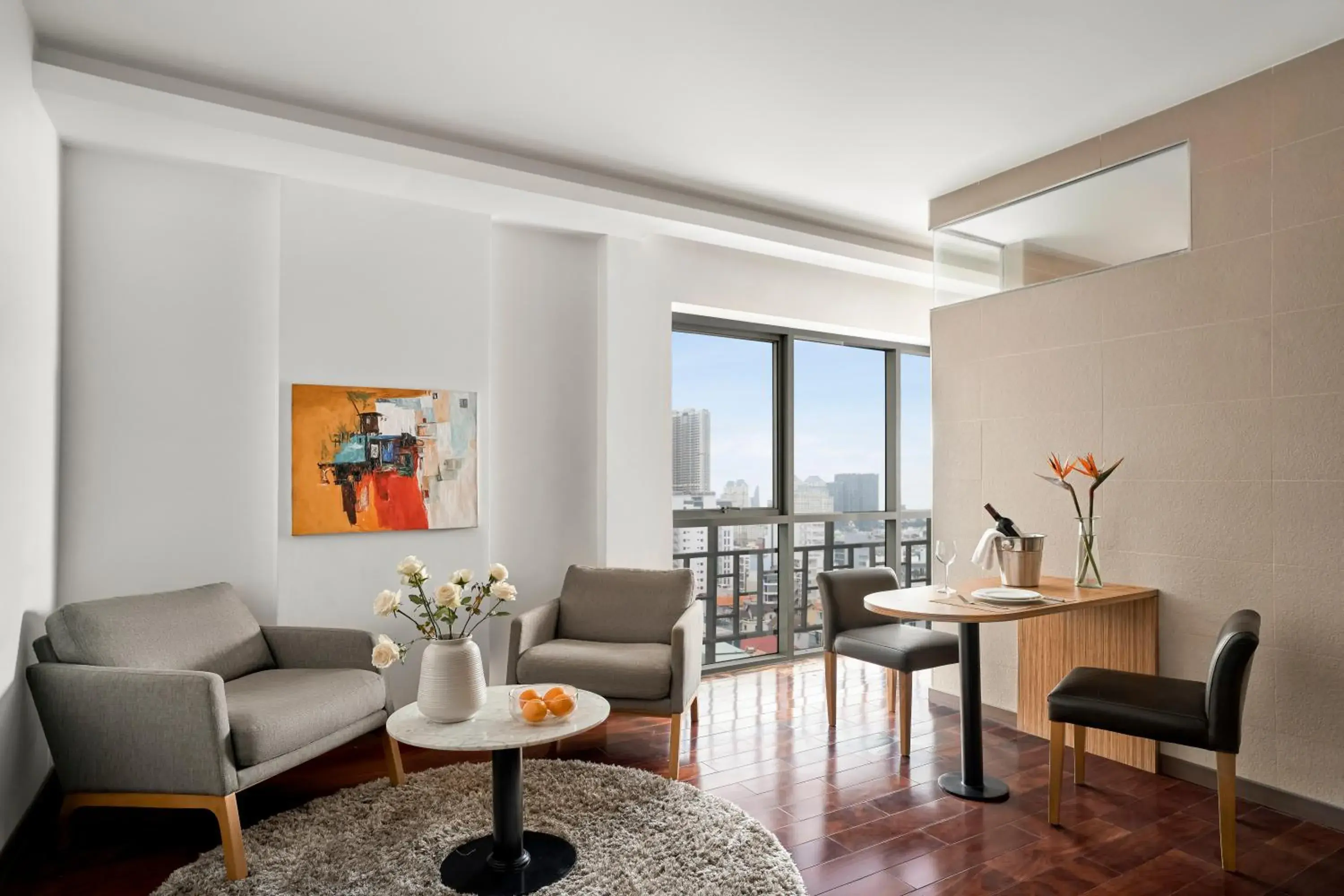 Living room in Oakwood Hotel & Apartments Saigon Living room in Oakwood Hotel & Apartments Saigon