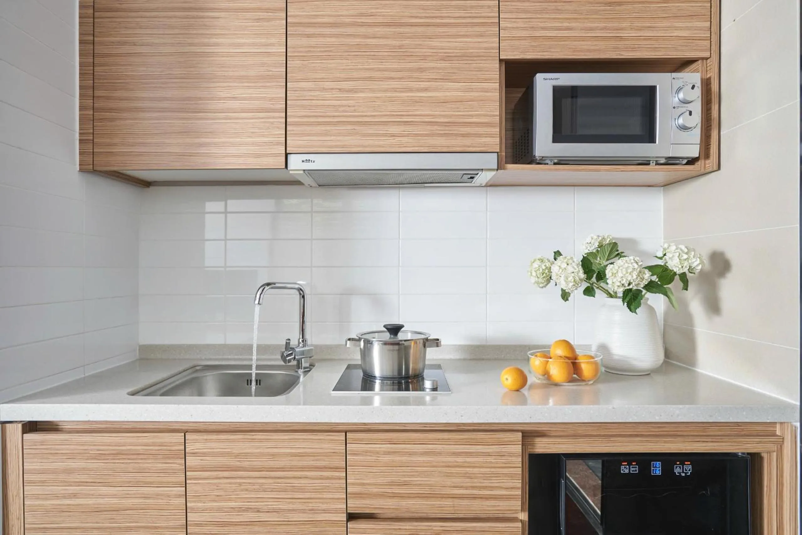 kitchen in Oakwood Hotel & Apartments Saigon