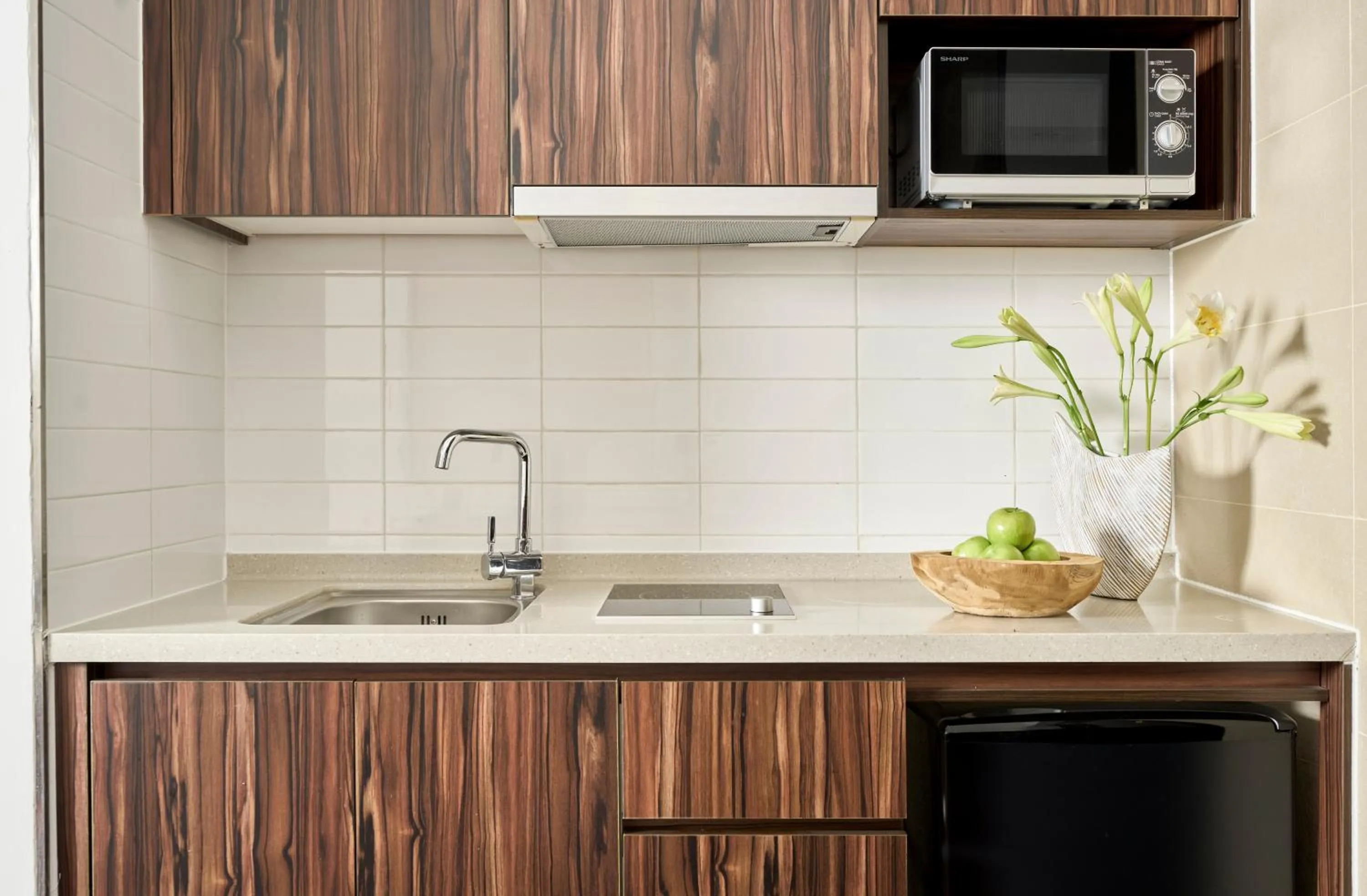 Kitchen or kitchenette in Oakwood Hotel & Apartments Saigon