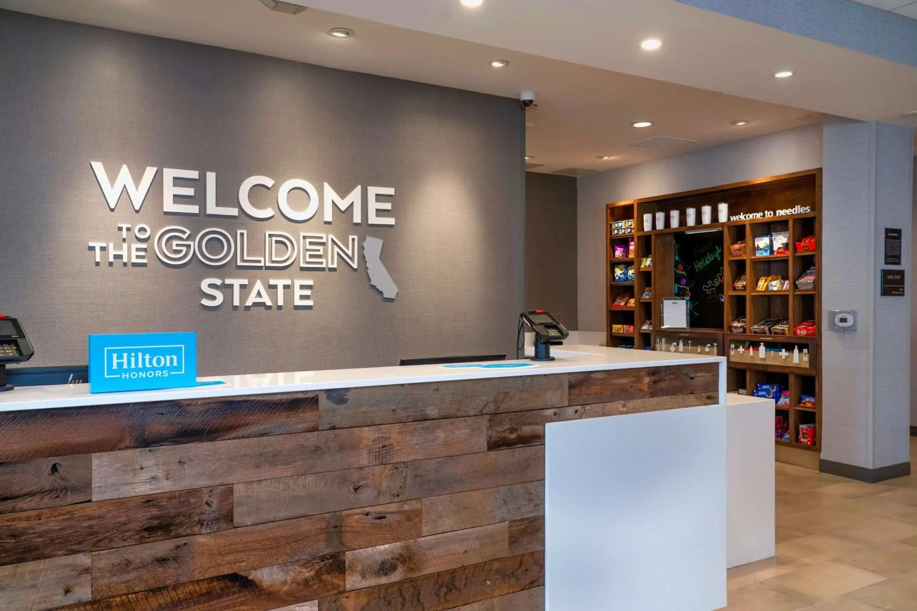 Lobby or reception in Hampton Inn Needles Lobby or reception in Hampton Inn Needles