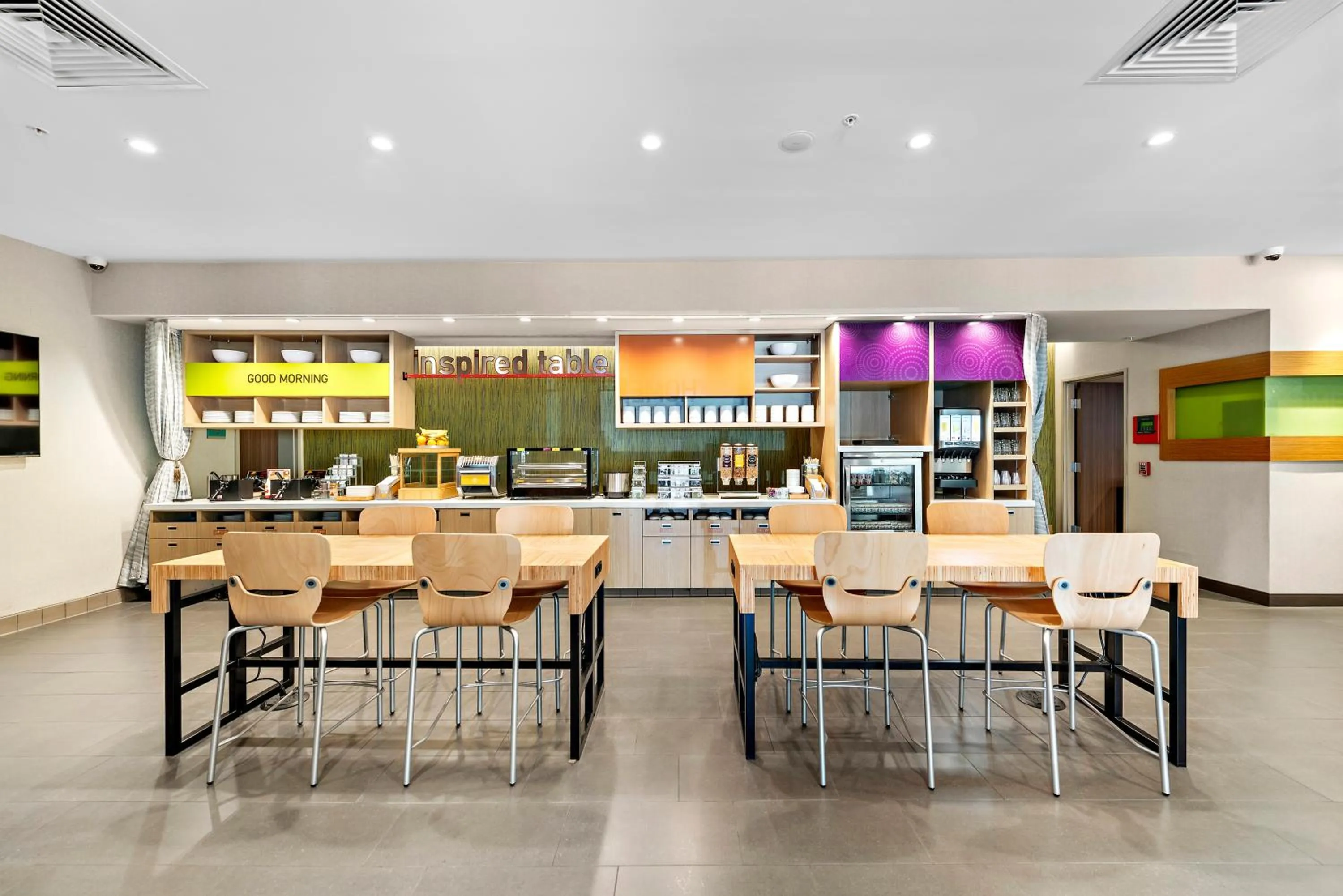 Breakfast in Home2 Suites By Hilton San Bernardino