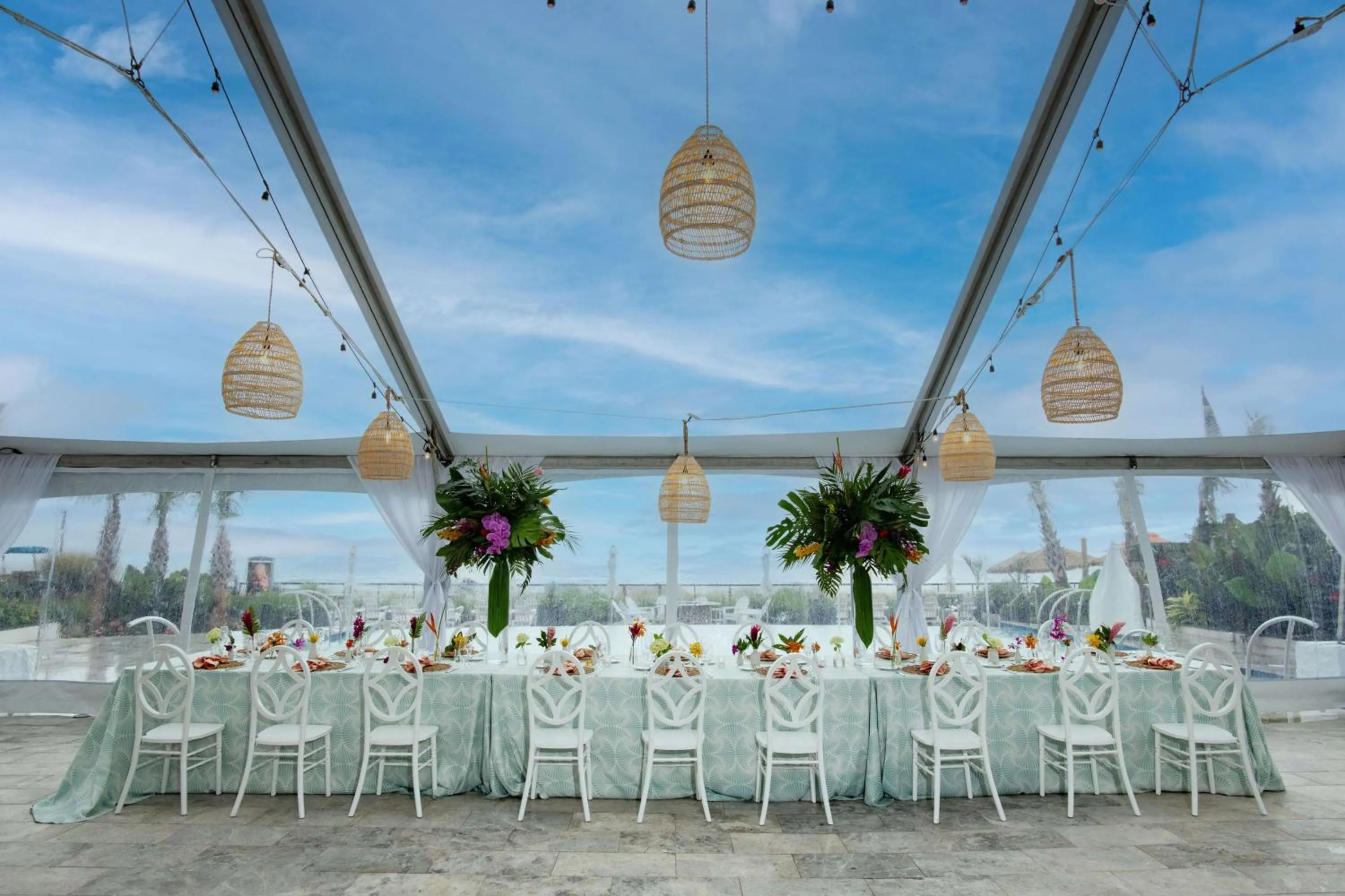 Pool view in Embassy Suites By Hilton Virginia Beach Oceanfront Resort
